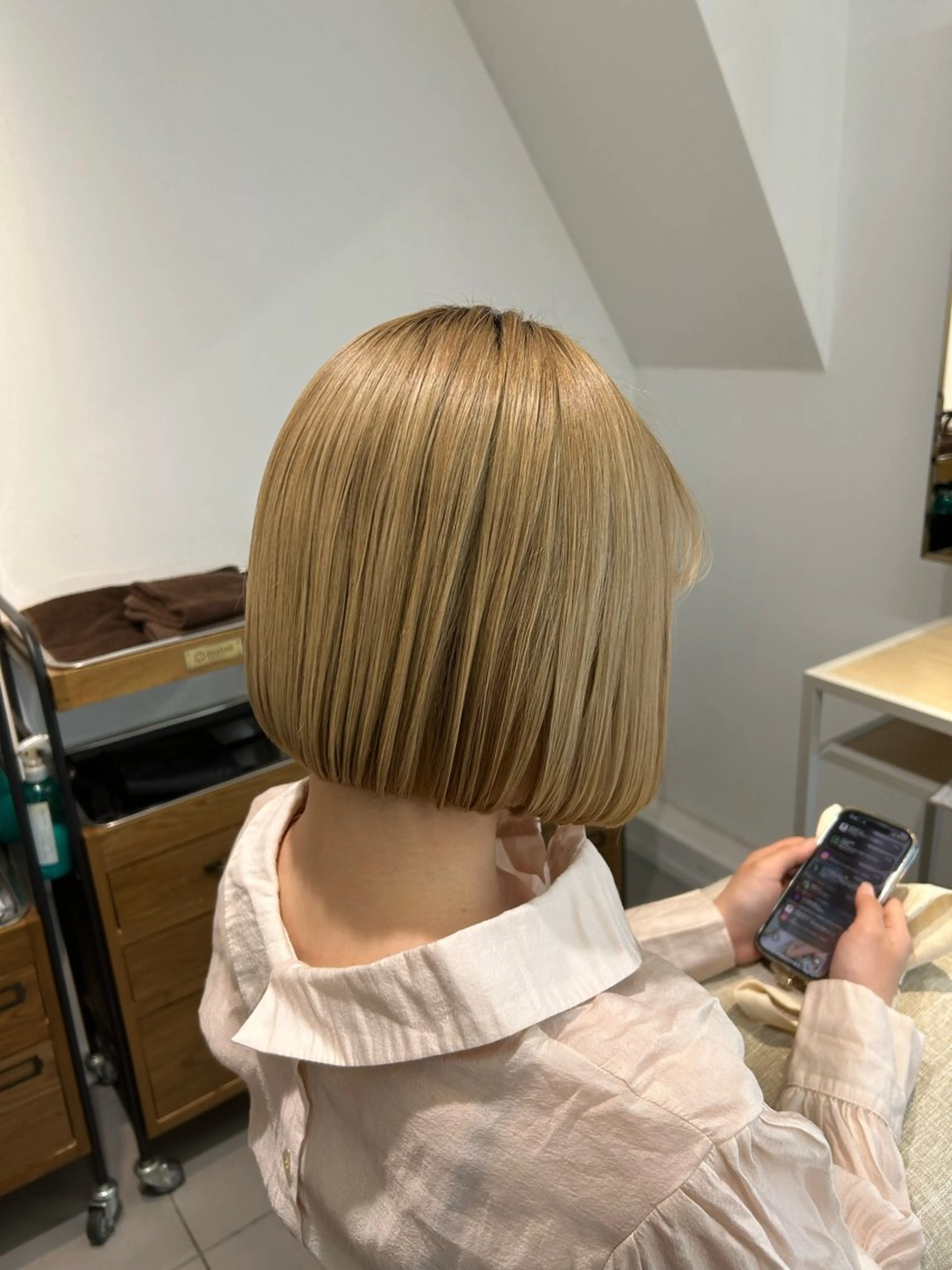 ショート ボブ カット トリートメント 🌿池袋ボブ/美髪 縮毛矯正taigaのヘアスタイル