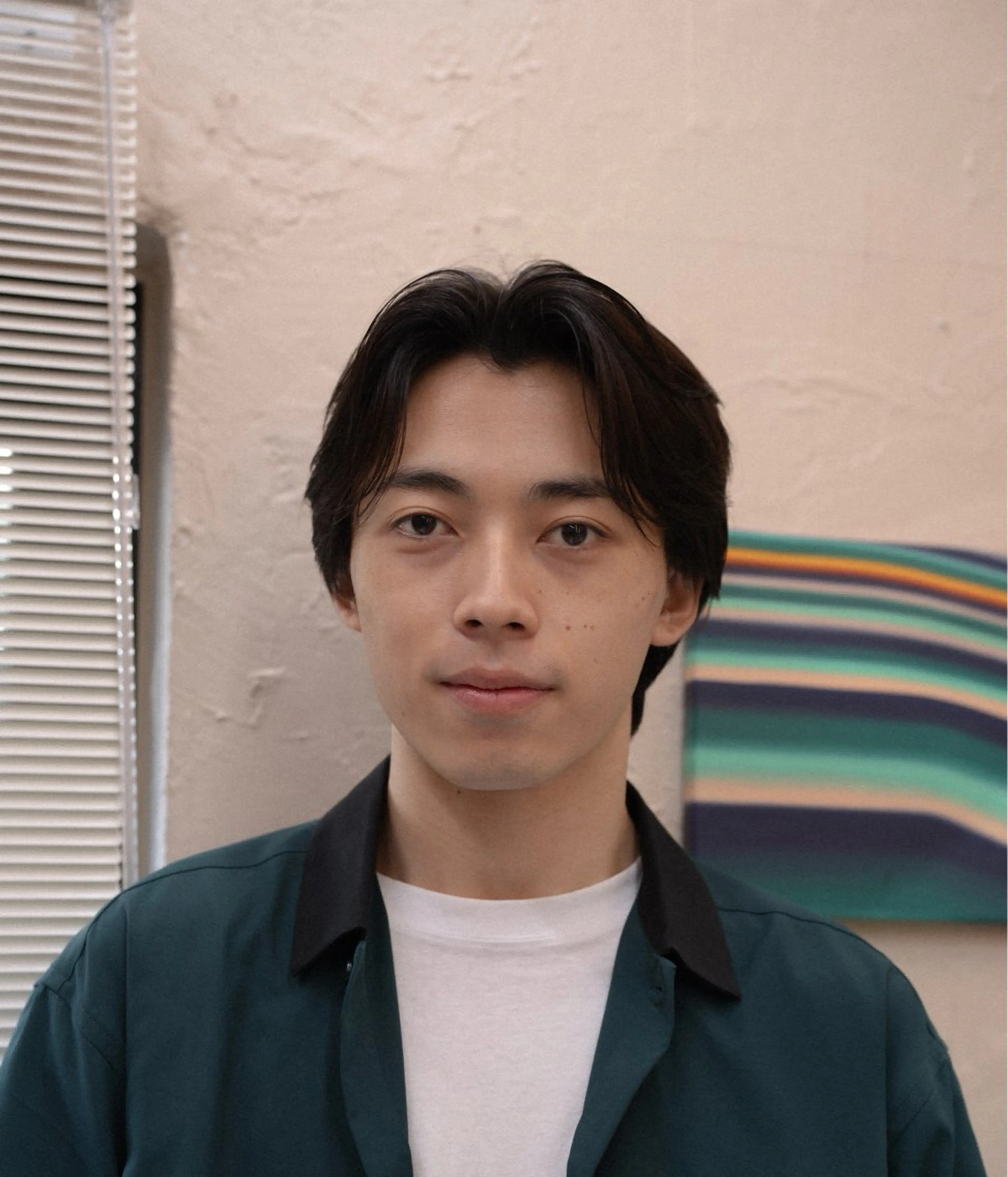 ショート カラー パーマ メンズ センターパート 🔗メンズサロン🔗 Kieのヘアスタイル