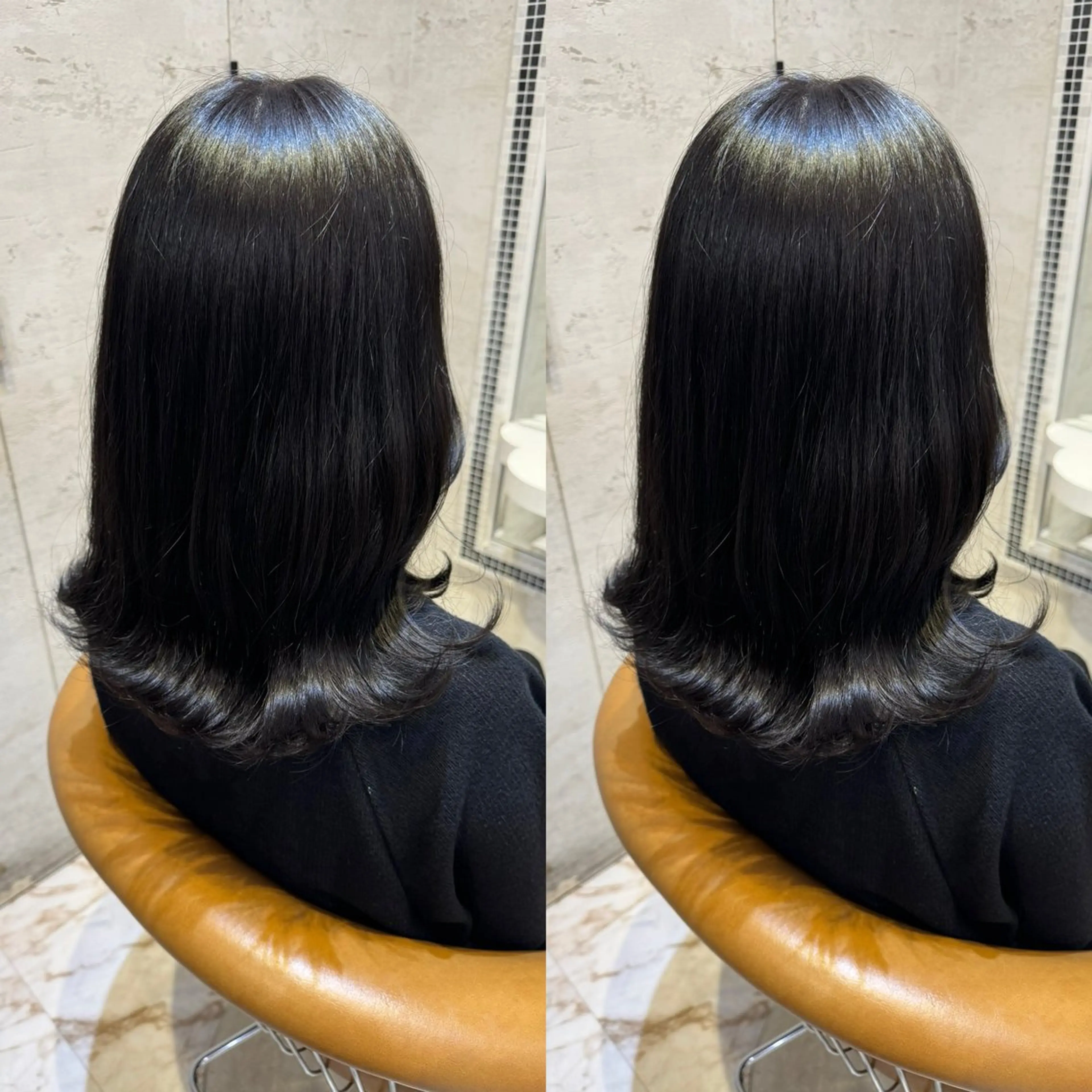 ミディアム ヘアカラー トリートメント 寺田鼓捺/艶髪 /透明感カラーのヘアスタイル