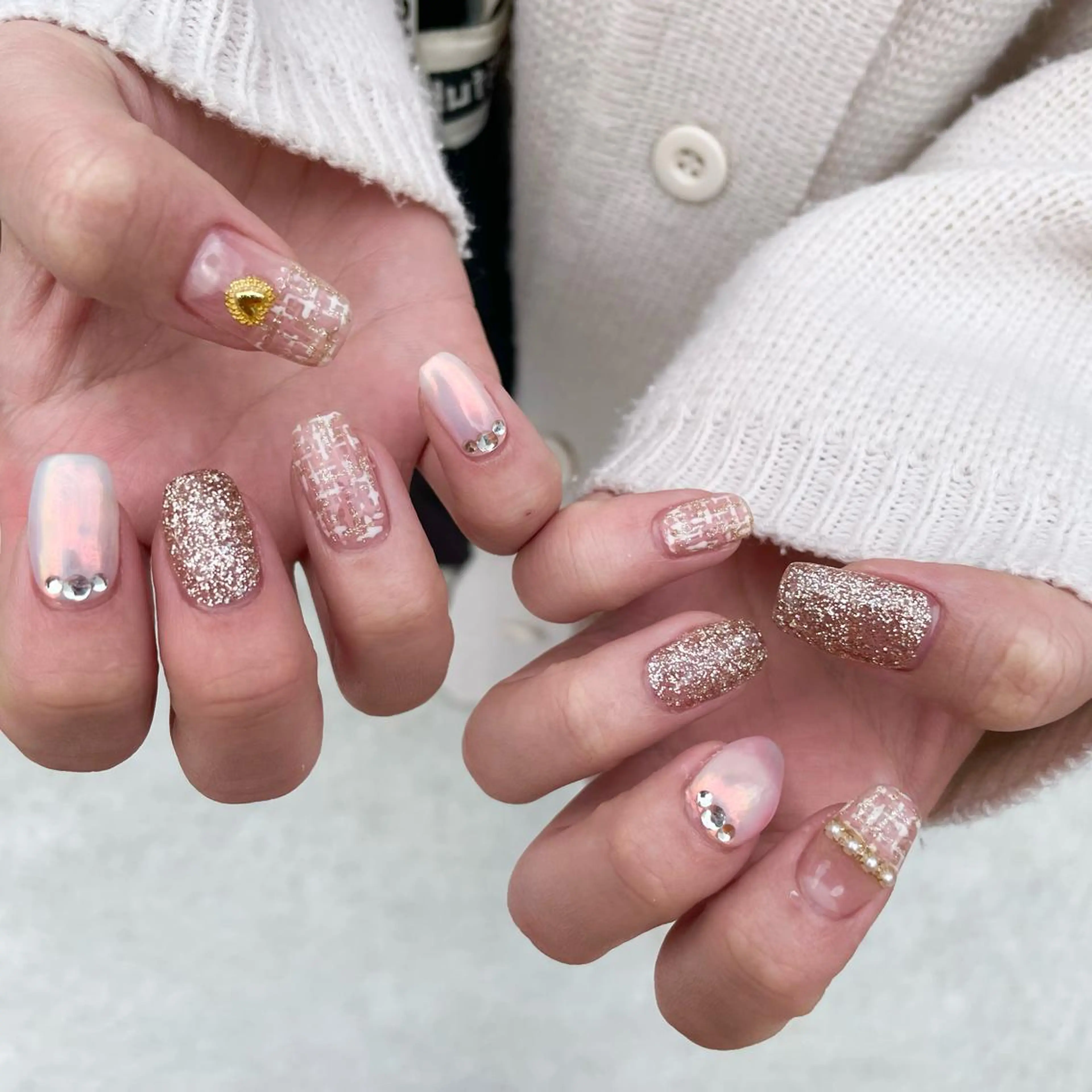 ネイル 成人式 ハンドネイル Sea  nail by emaのネイルデザイン