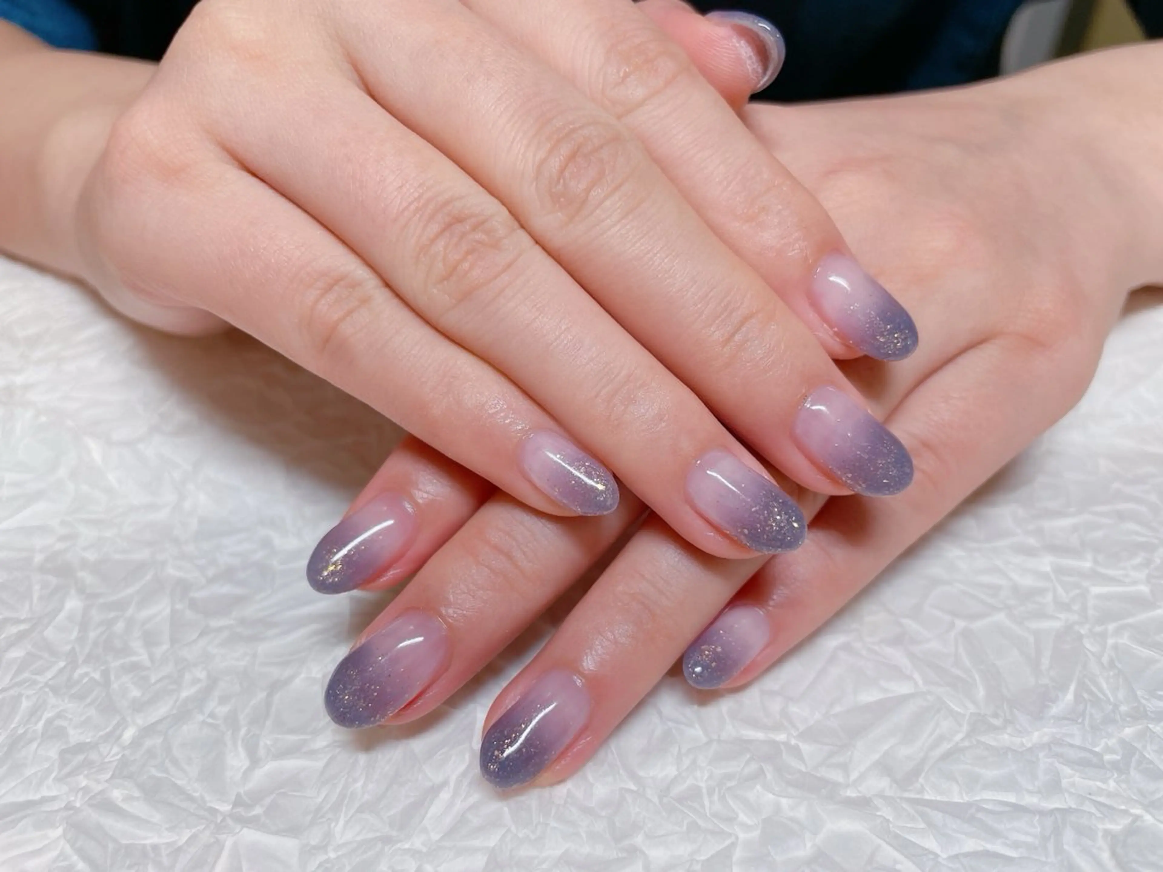 ネイル グラデーション ラメ(グリッター) ラメグラデーション ゆ か_Nails💫のネイルデザイン