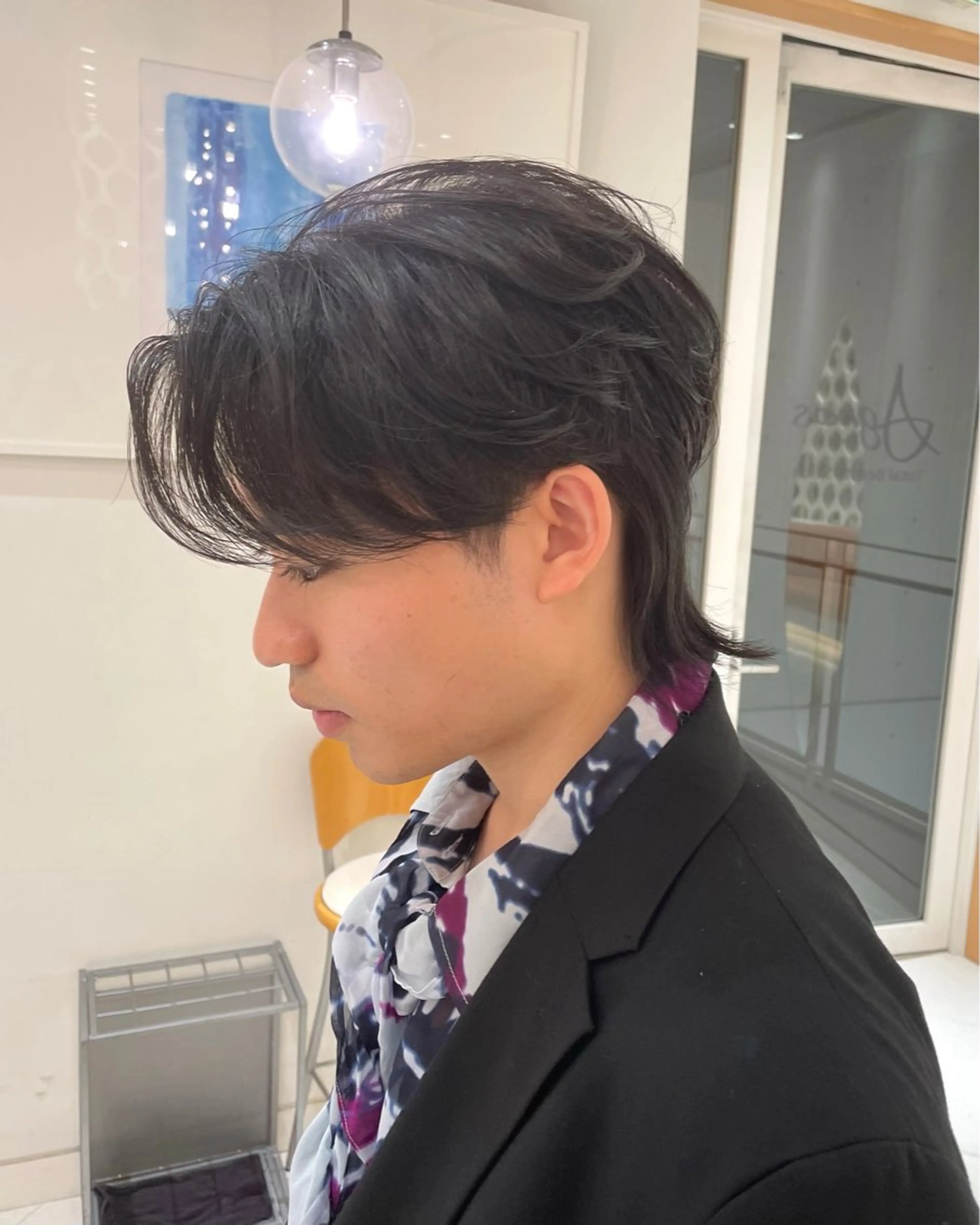 パーマ メンズ メンズパーマ ニュアンスパーマ カット パーマ fifth天神/末廣 和也のヘアスタイル