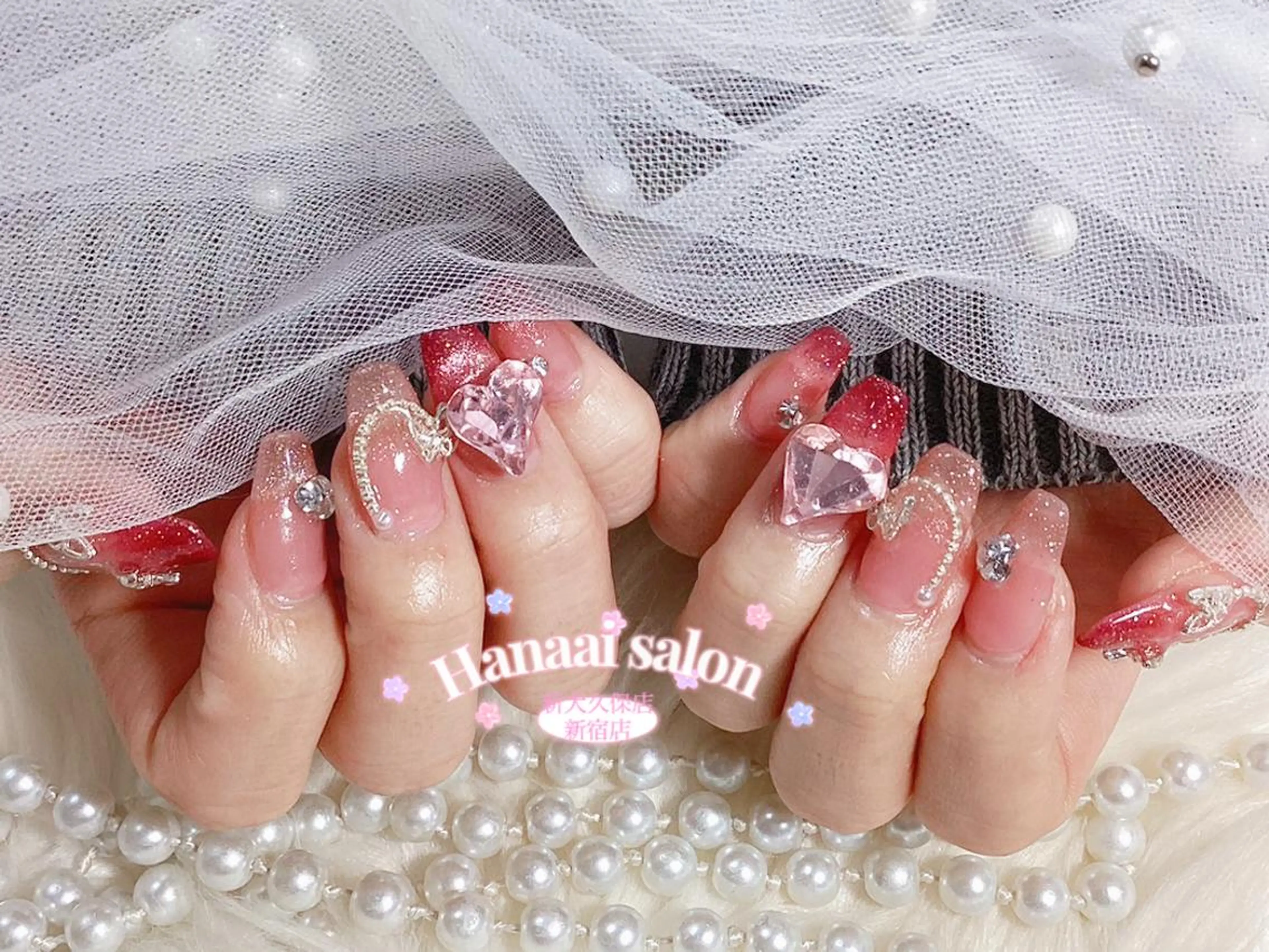 ネイル ハンドネイル Hanaai Salon新大久保店のネイルデザイン