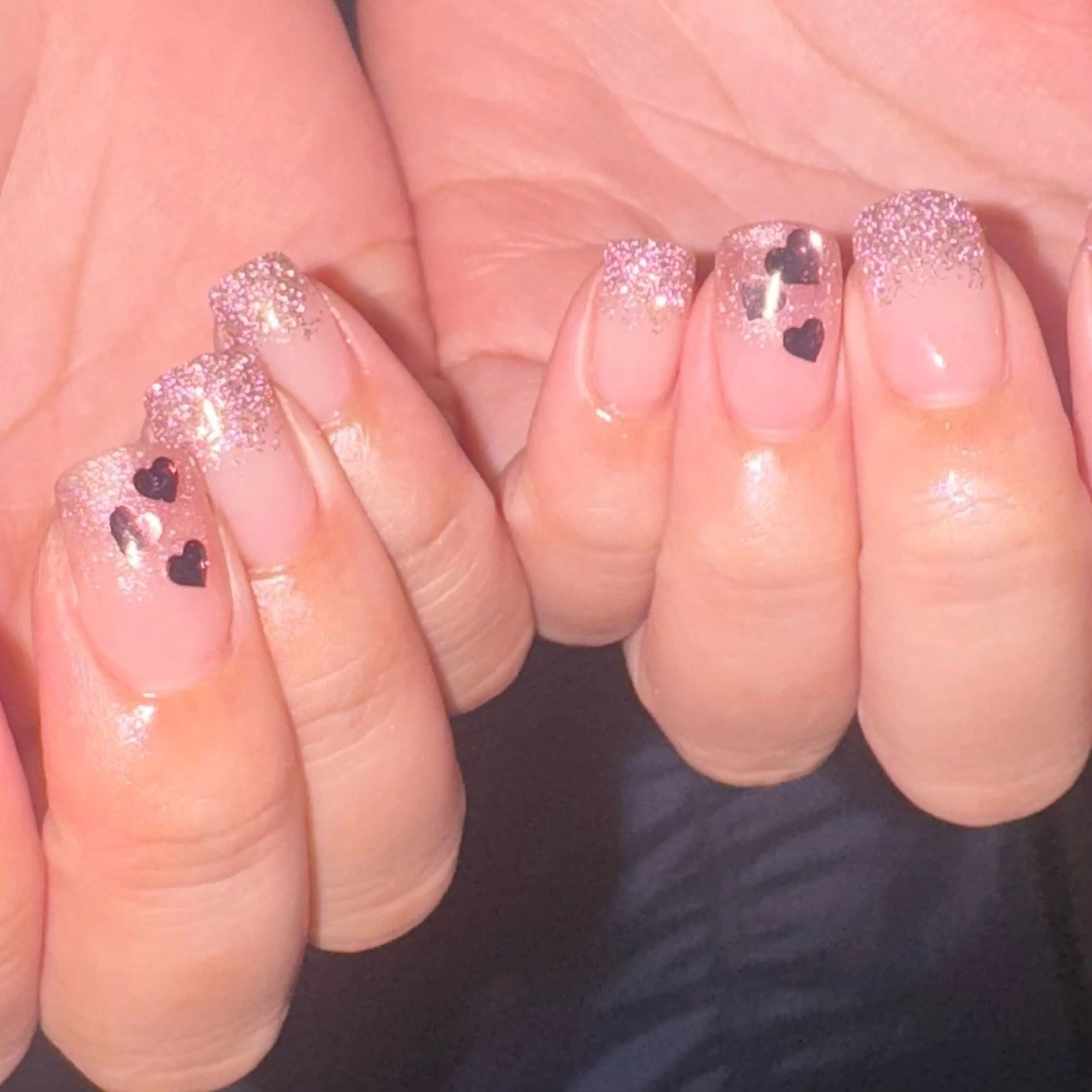 ラメグラデの写真