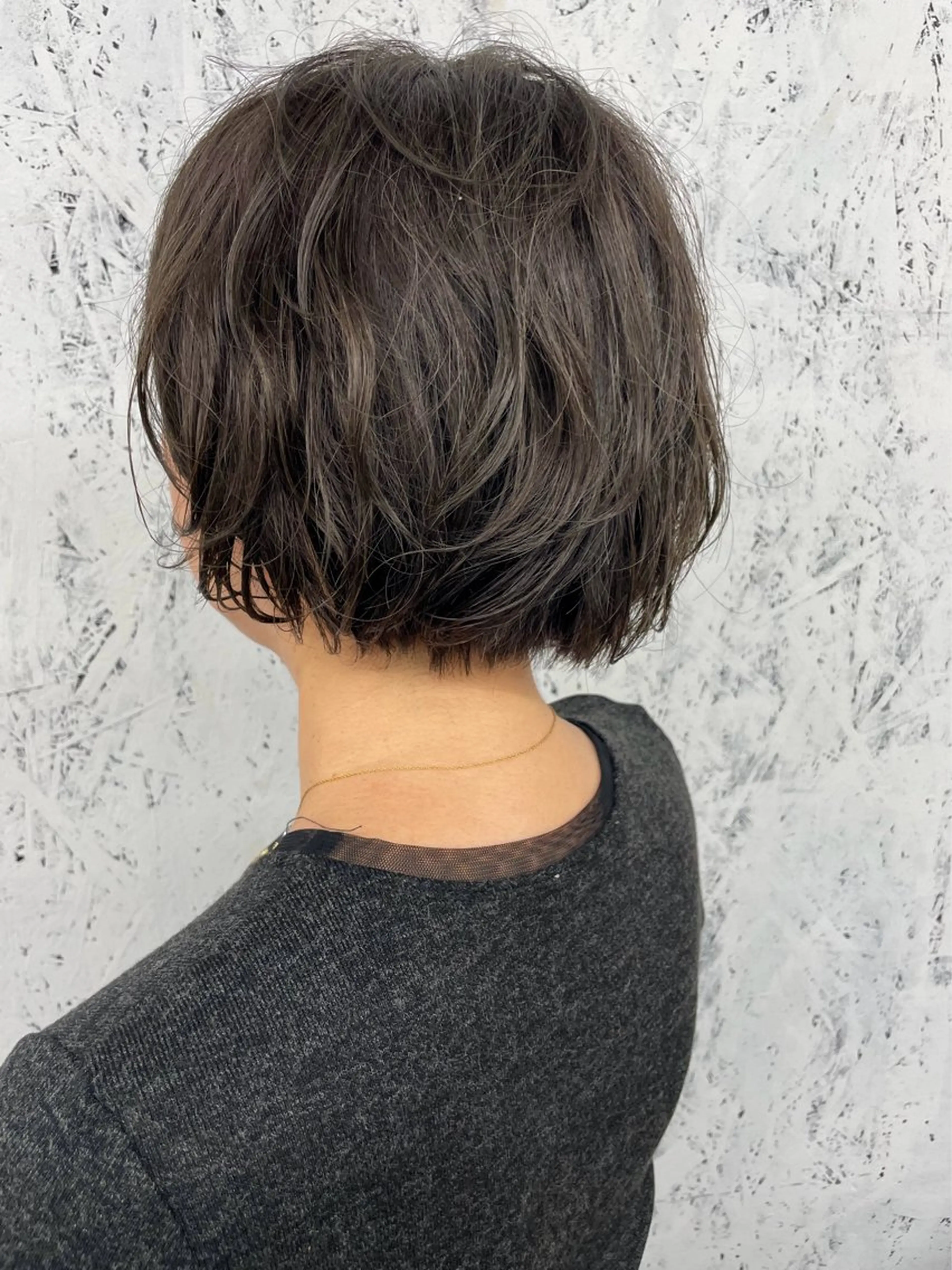 ショート ショートボブ ボブ ショートヘア カット パーマ ショート/レイヤー/ ツヤ髪/なかちゃんのヘアスタイル