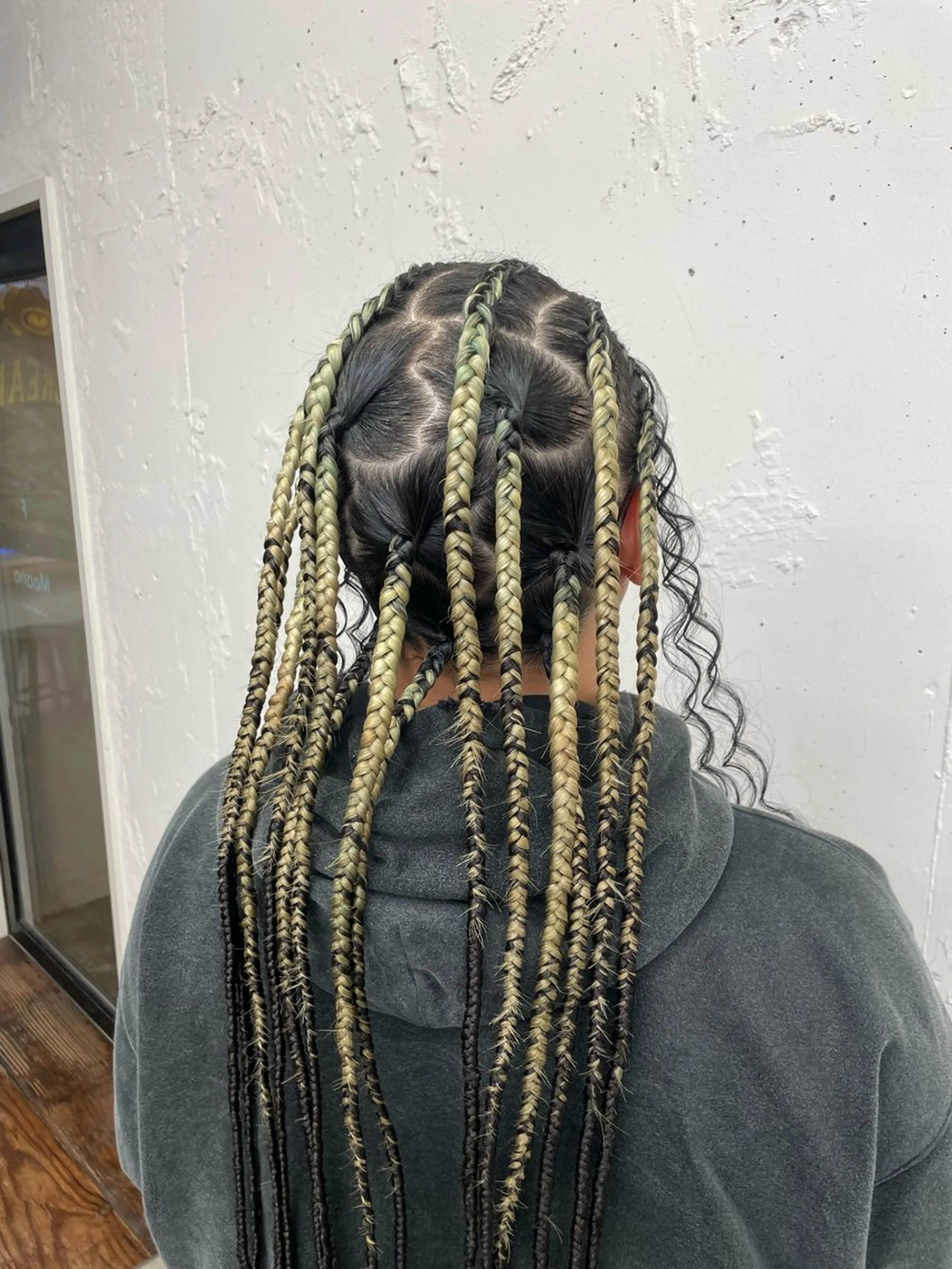 ロング ヘアアレンジ コーンロウ／ブレイズ SYUのヘアスタイル