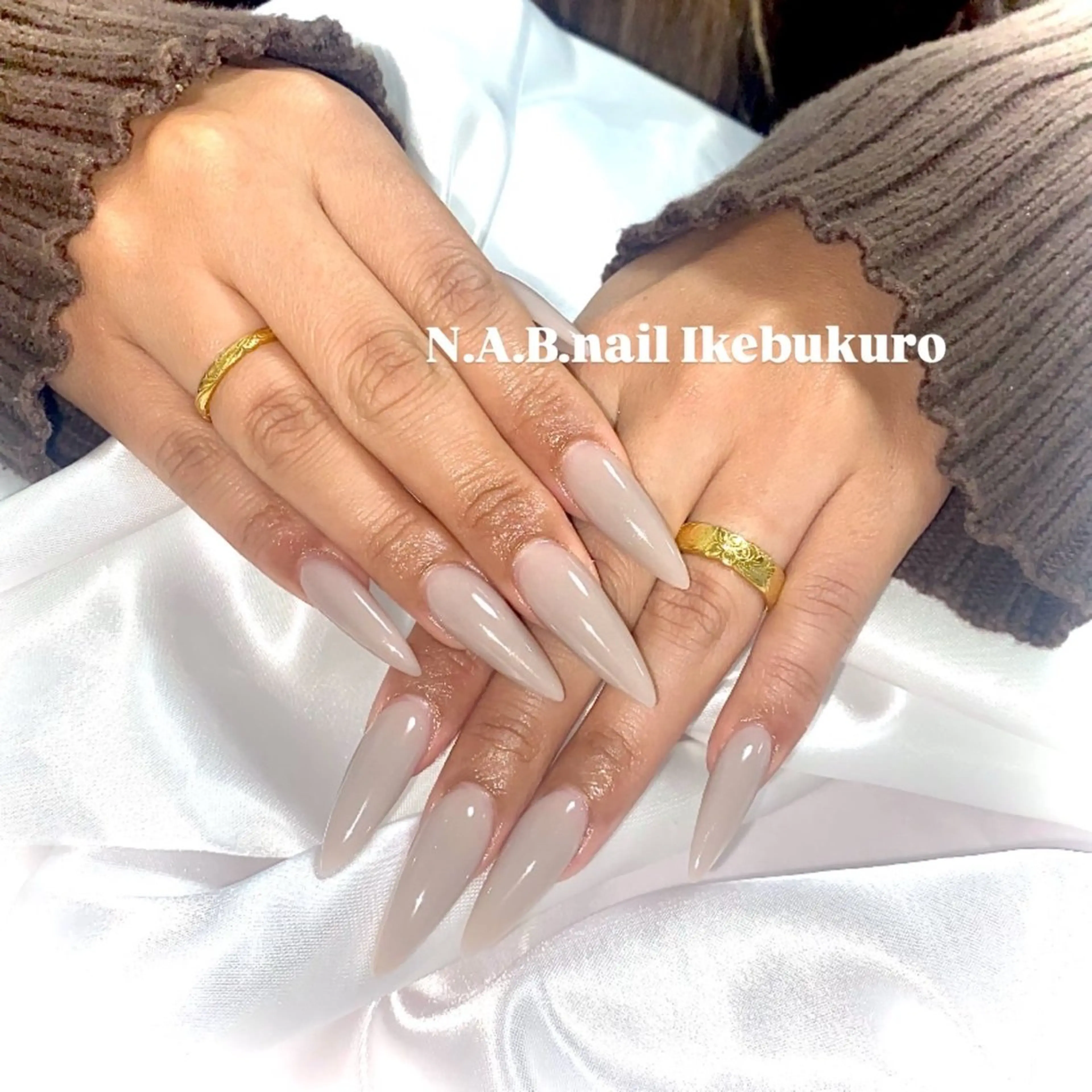 前日予約.1日2名様限定‼️ 長さ出しスカルプ ワンカラーorラメグラデーション💅🏼の写真