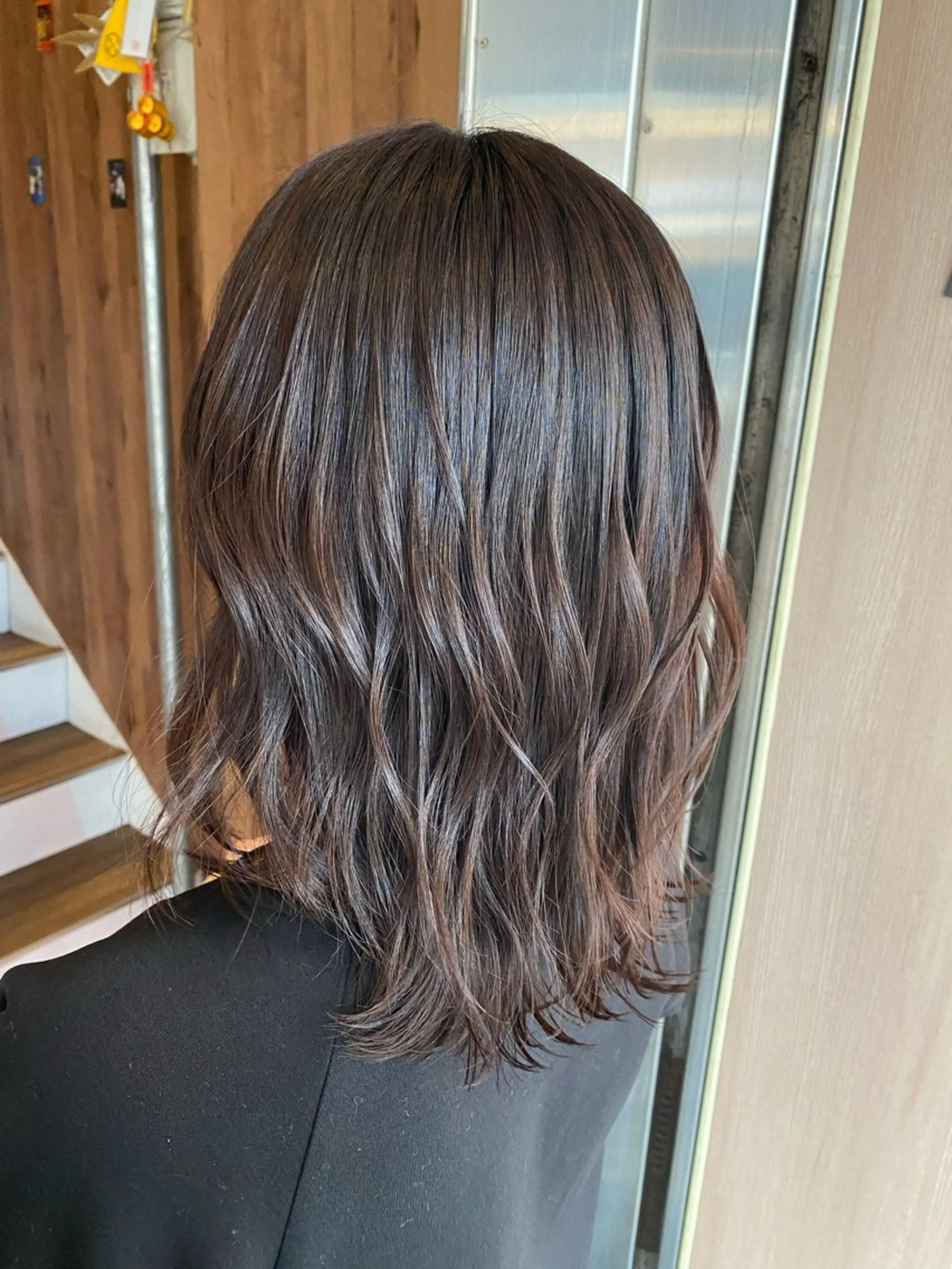 ミディアム カラー 村上 ゆういのヘアスタイル