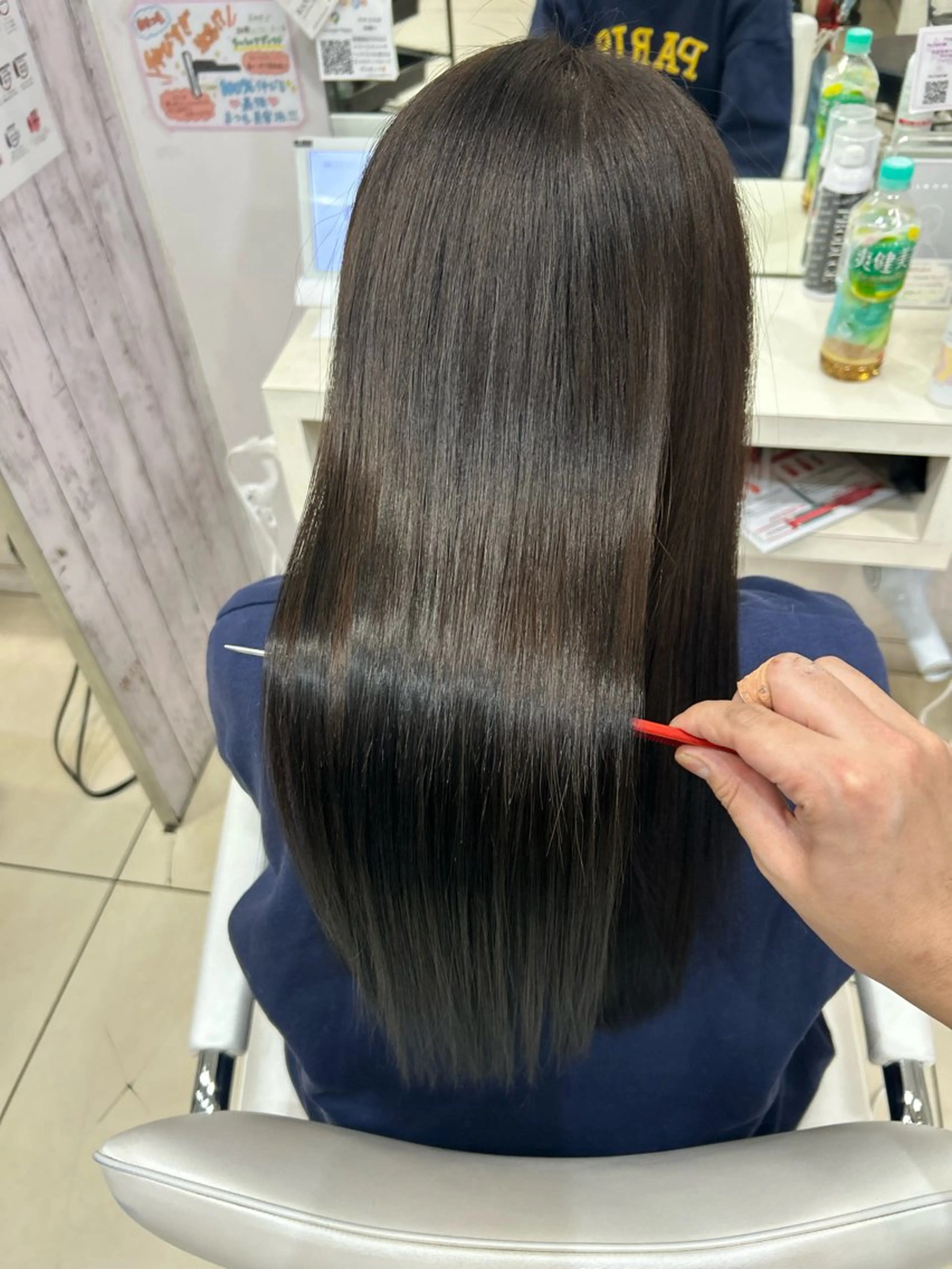 ロング カット ヘアカラー トリートメント 【髪質改善カラー】 瀧田嵐士🇰🇷のヘアスタイル