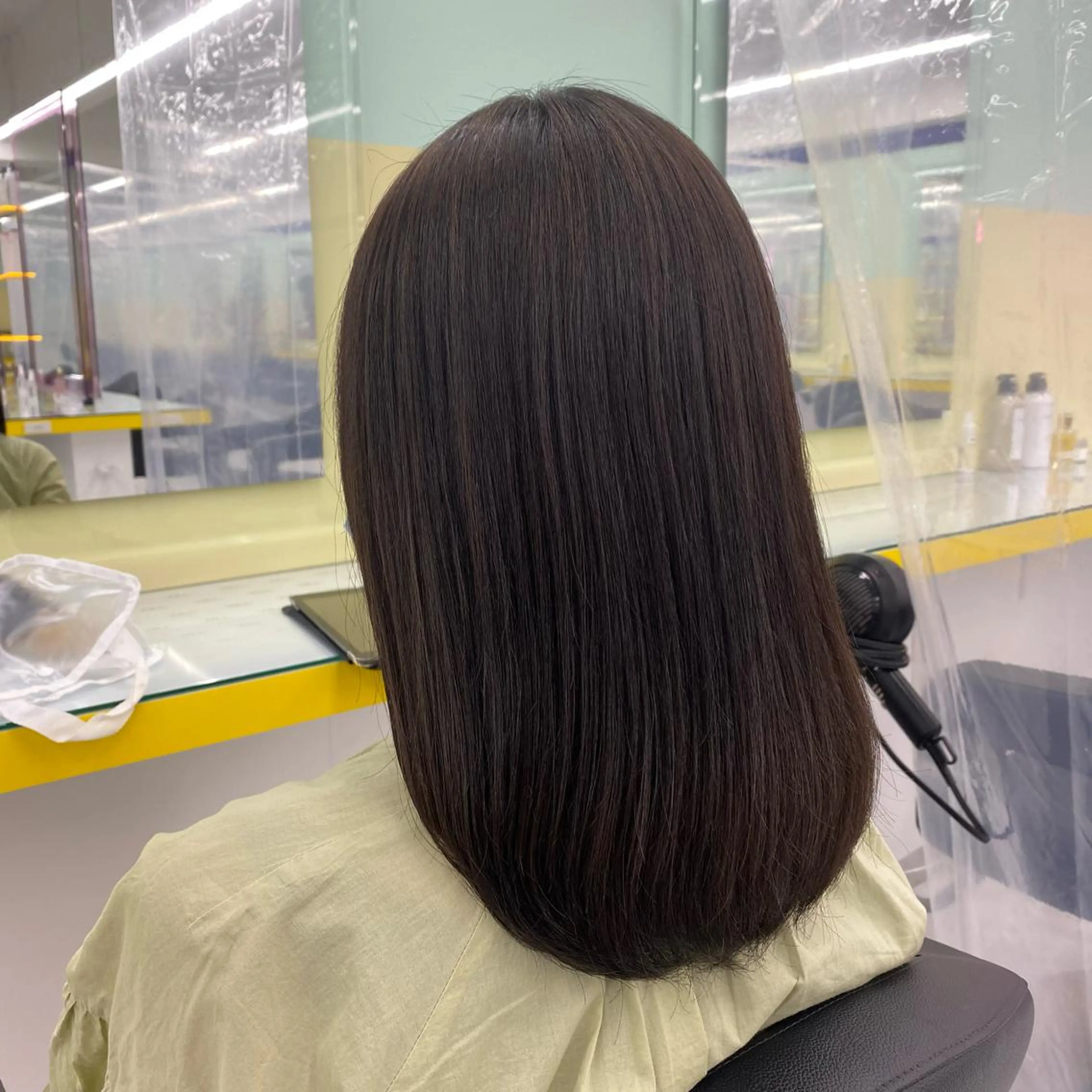 セミロング カラー ヘアアレンジ ヘアカラー トリートメント GOTODAY shair salon 横浜mare店所属・透明感抜群カラー mai🍑♡のヘアスタイル