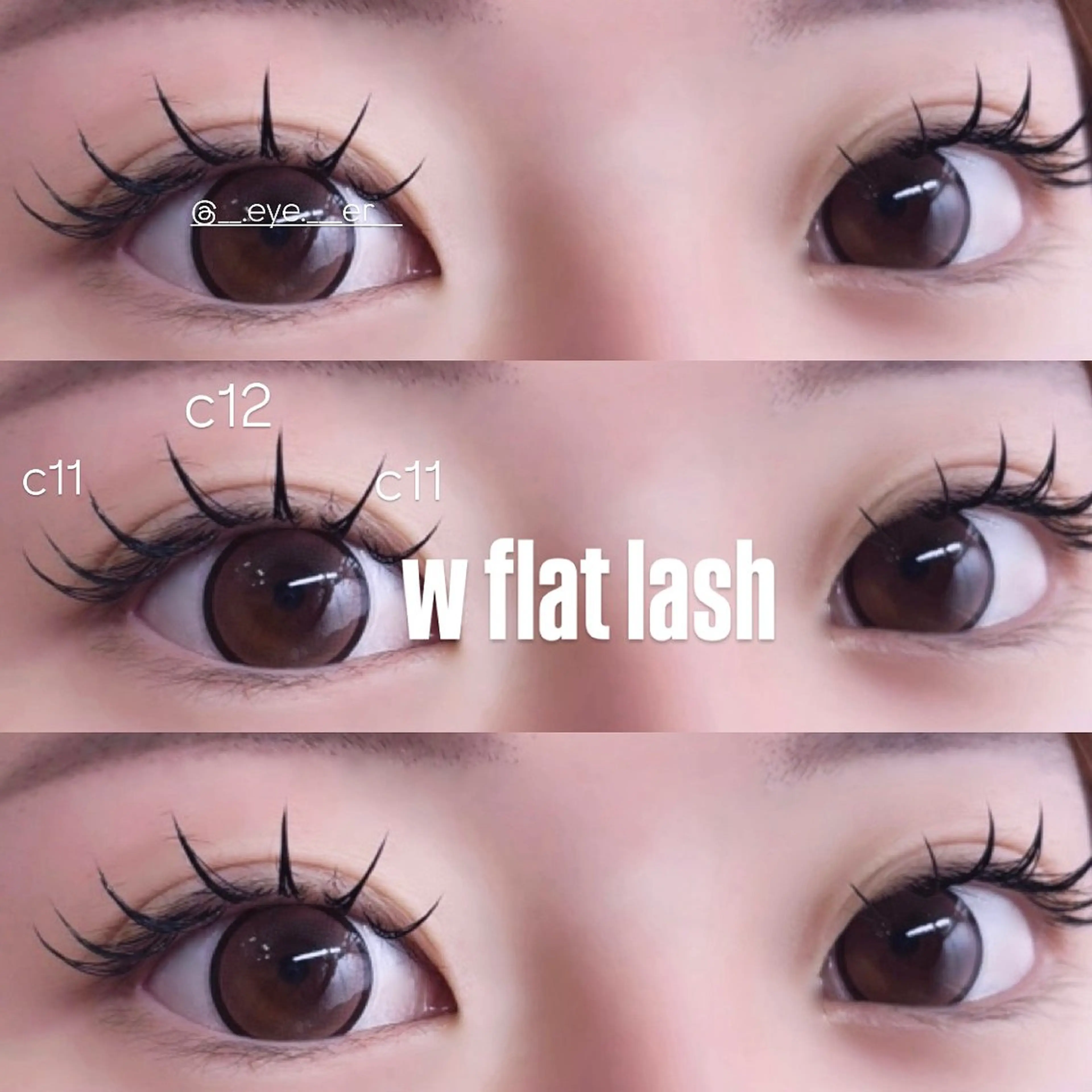 マツエク・マツパ LAUREL川崎店 ERIKO🐰束感♡のマツエク・マツパデザイン