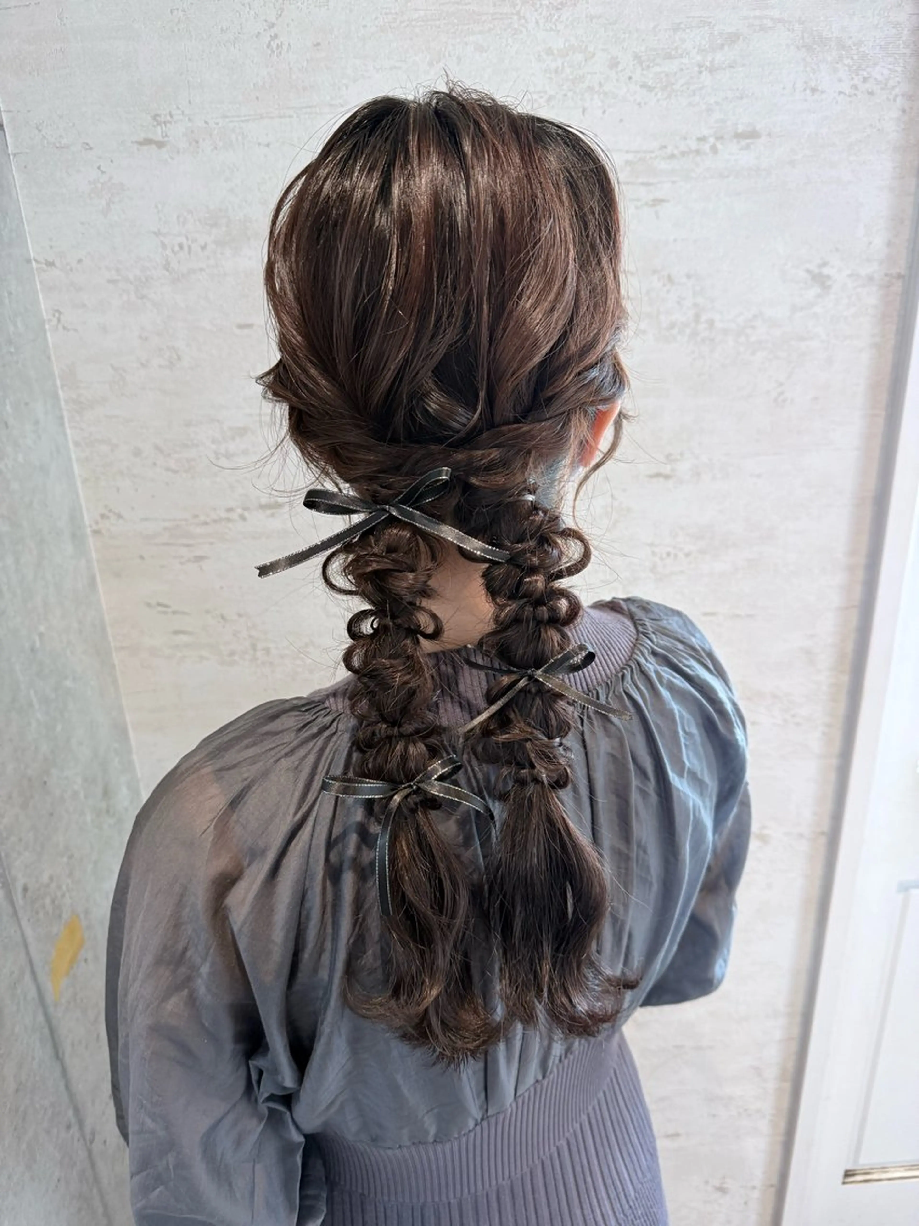 ロング ヘアアレンジ ヘアセット 女性に人気♪ はやしほのかのヘアスタイル