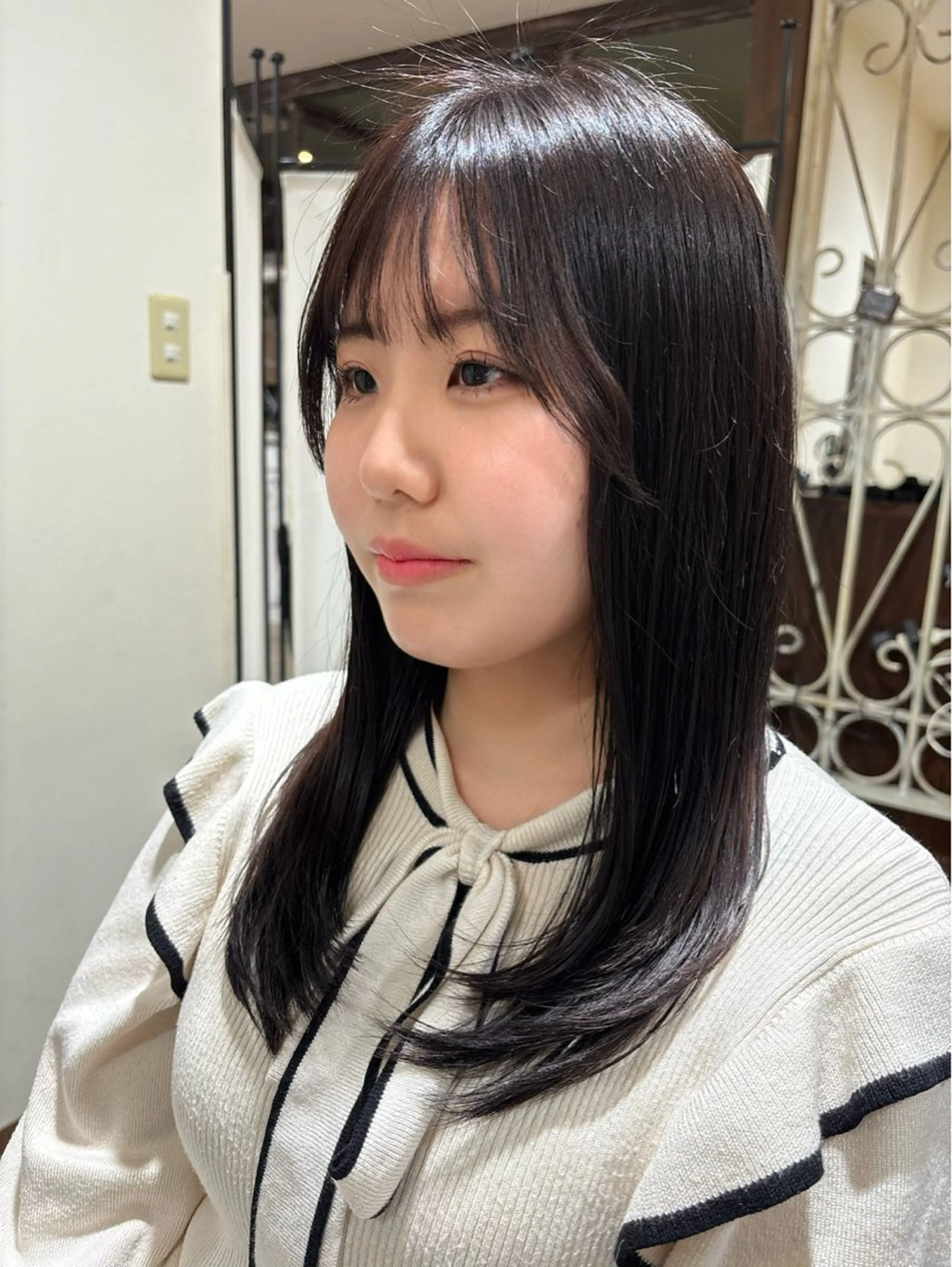 セミロング カット ヘッドスパ メンズパーマ/ レイヤー/大野真央のヘアスタイル