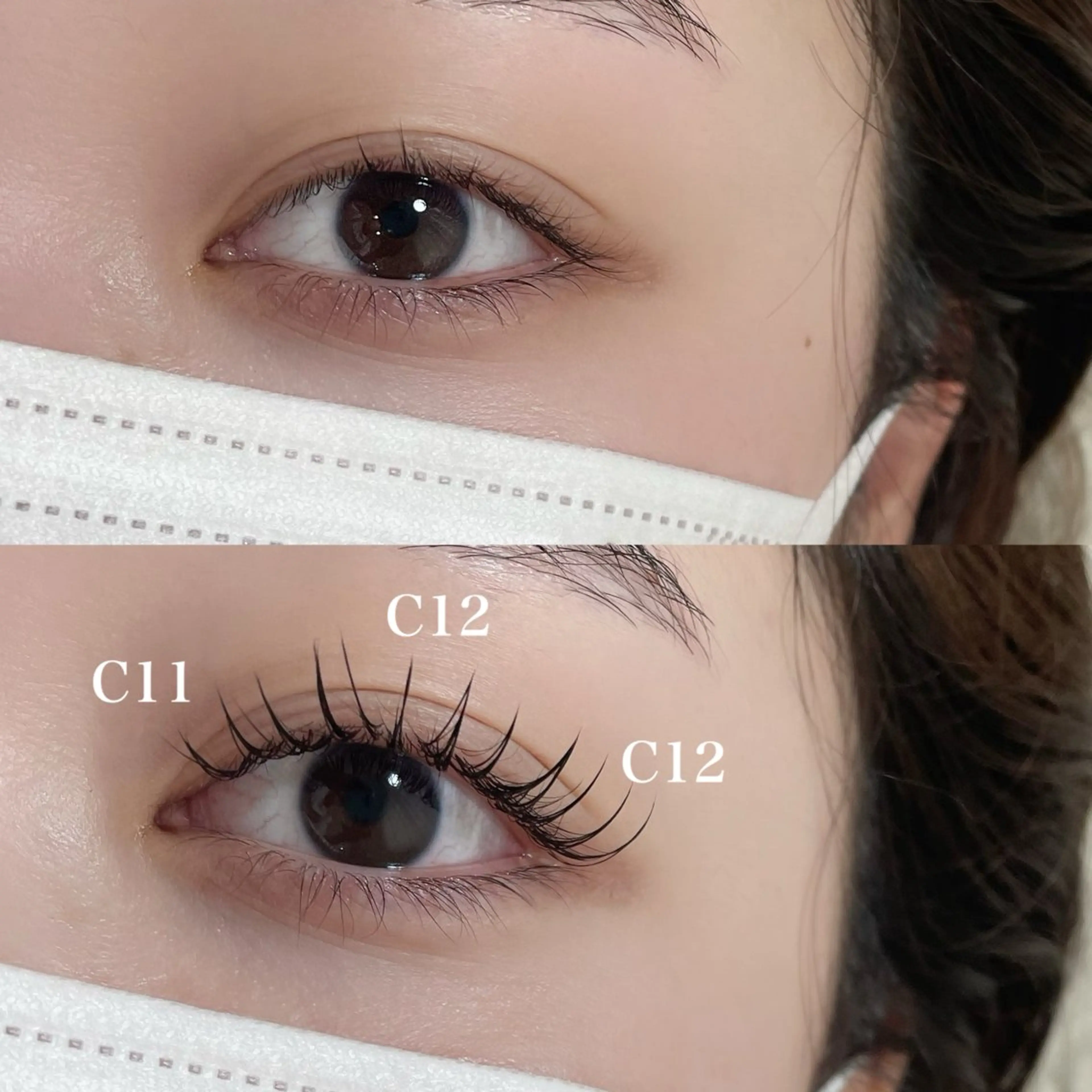 マツエク・マツパ 束感まつ毛 マツエク mer【メル】 カナヅカのマツエク・マツパデザイン