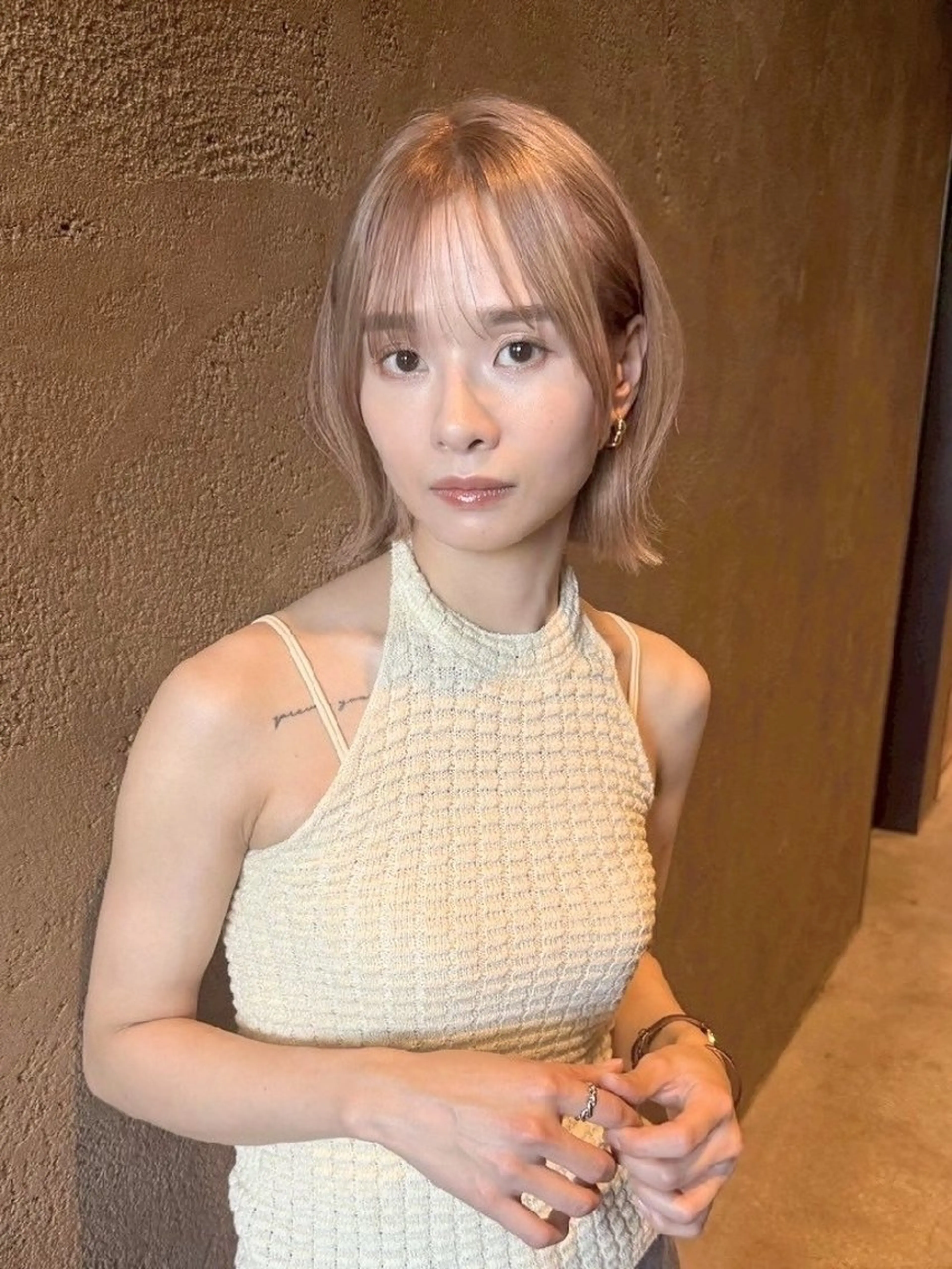 『オススメNo.1/ナチュラルな透明感』ブリーチなしダブルカラー+カラーの写真