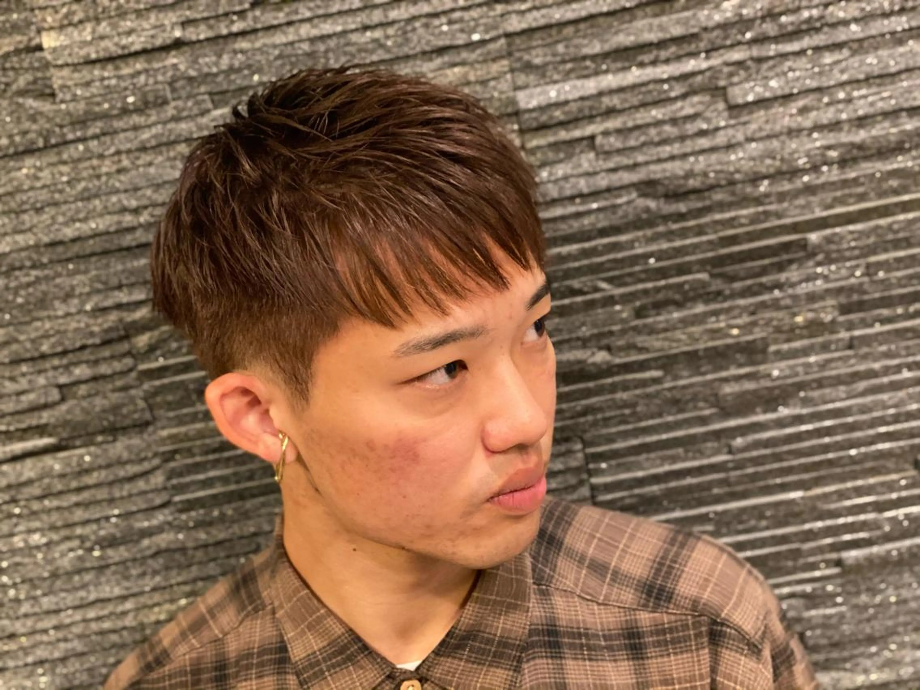 ショート メンズ 浅見 天翔のヘアスタイル
