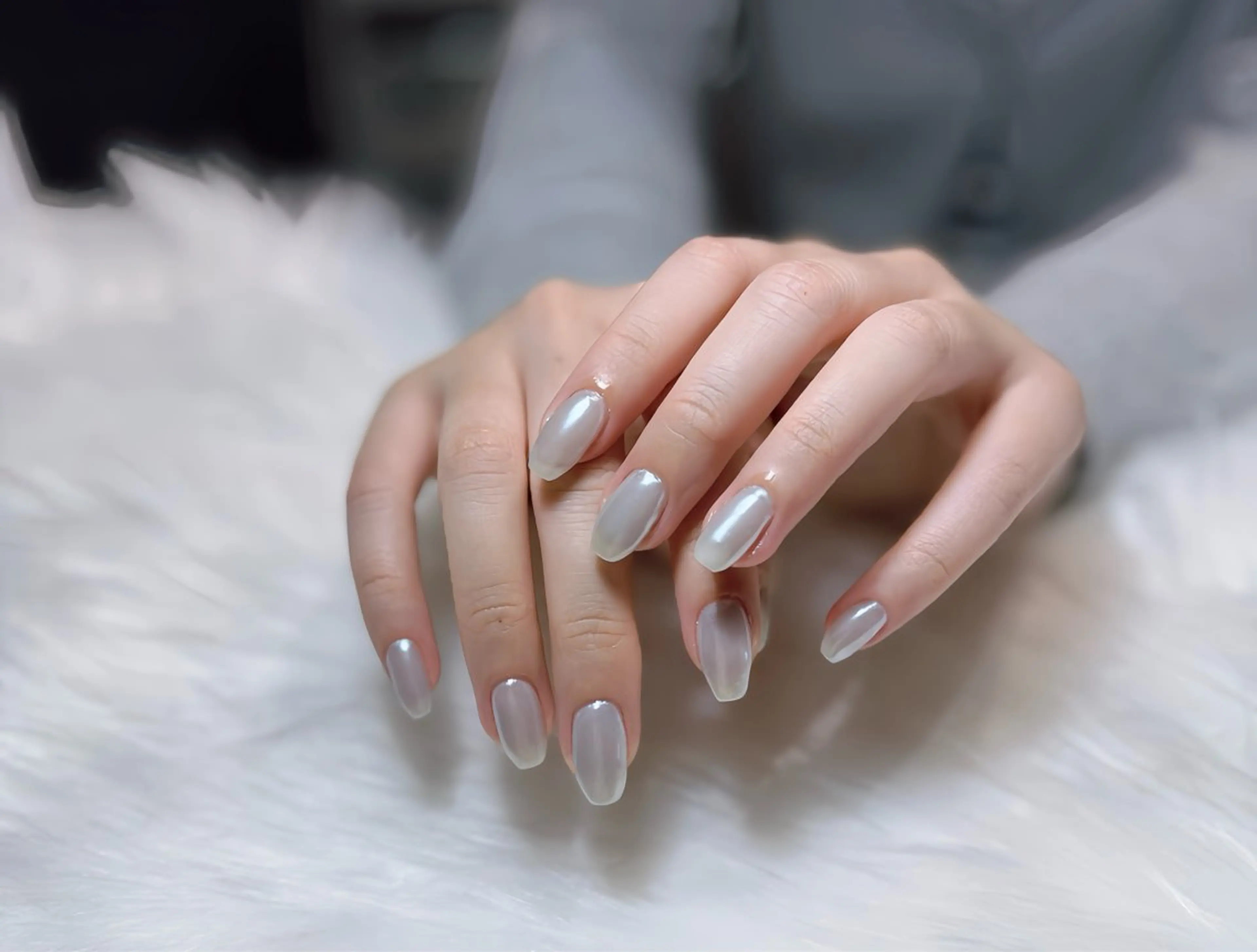 ネイル オーロラネイル チークネイル フットネイル フレンチネイル ジェルネイル Nichi Nails❤️のネイルデザイン