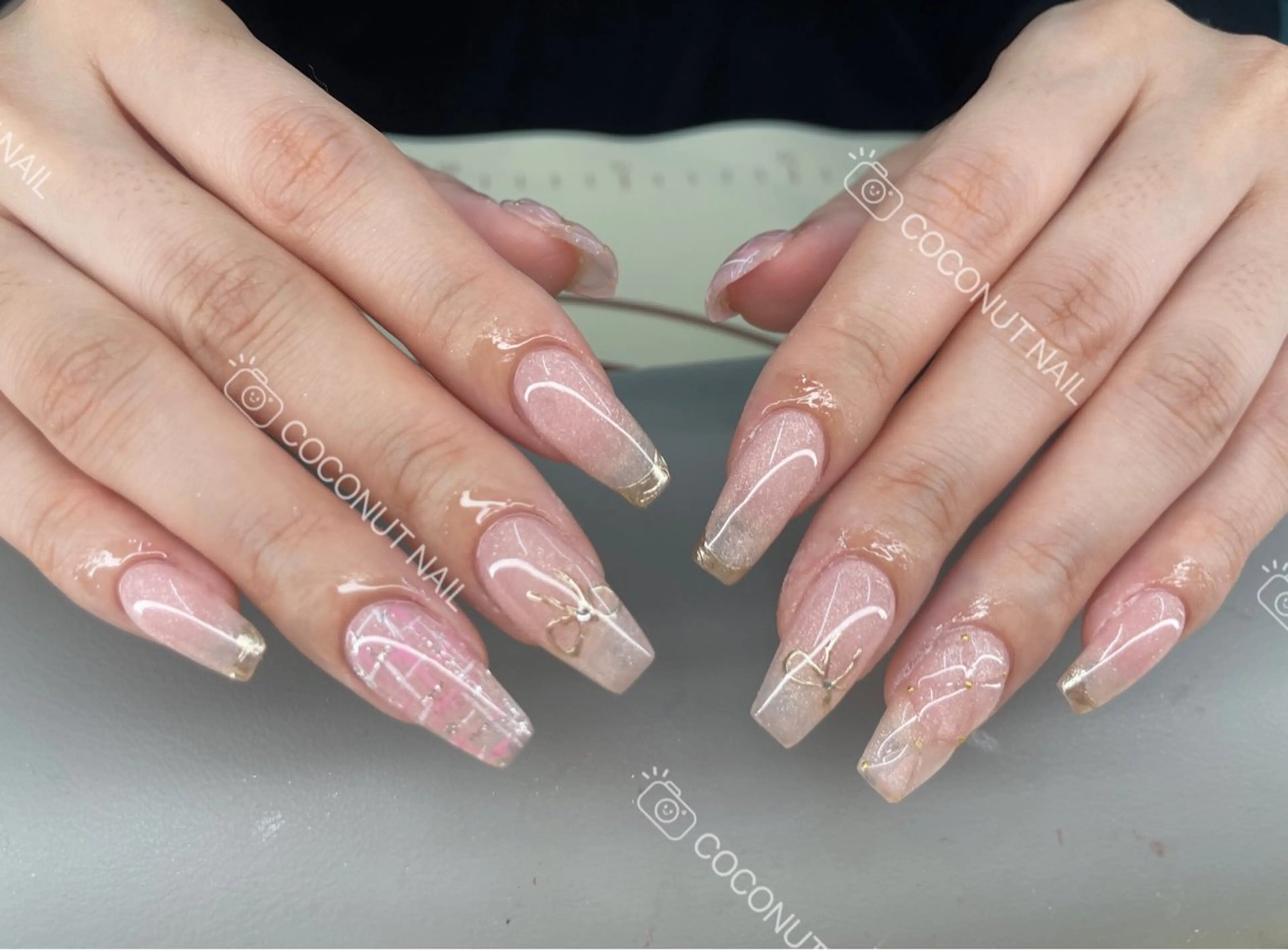 ネイル ハンドネイル 神田 ココナッツのネイルデザイン