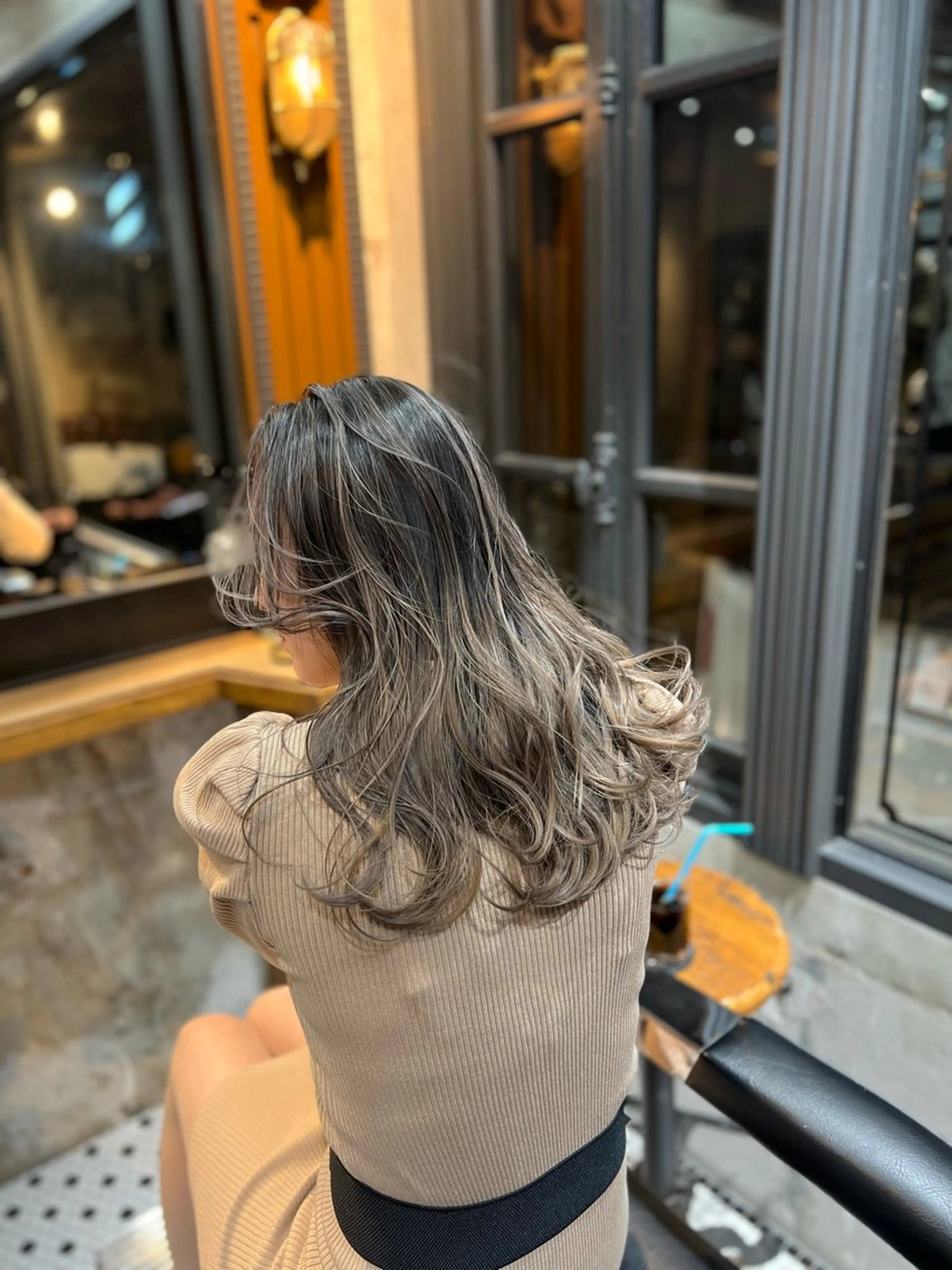 セミロング カラー メンズNo.1💥 ユウトのヘアスタイル