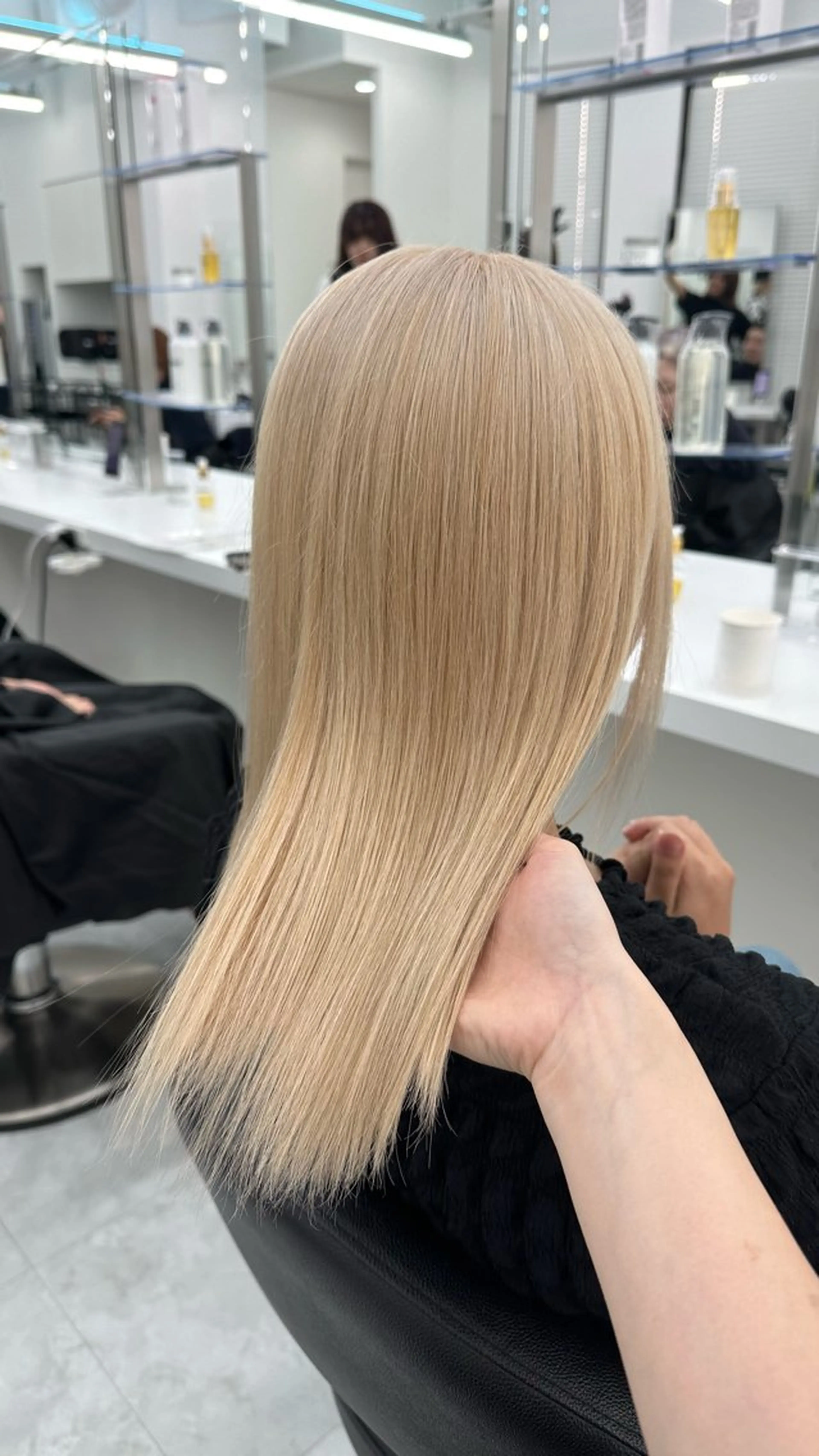 ミディアム カラー ヘアカラー トリートメント ヘッドスパ ヘアセット ガーリーstyle ❤︎misaki🏹のヘアスタイル