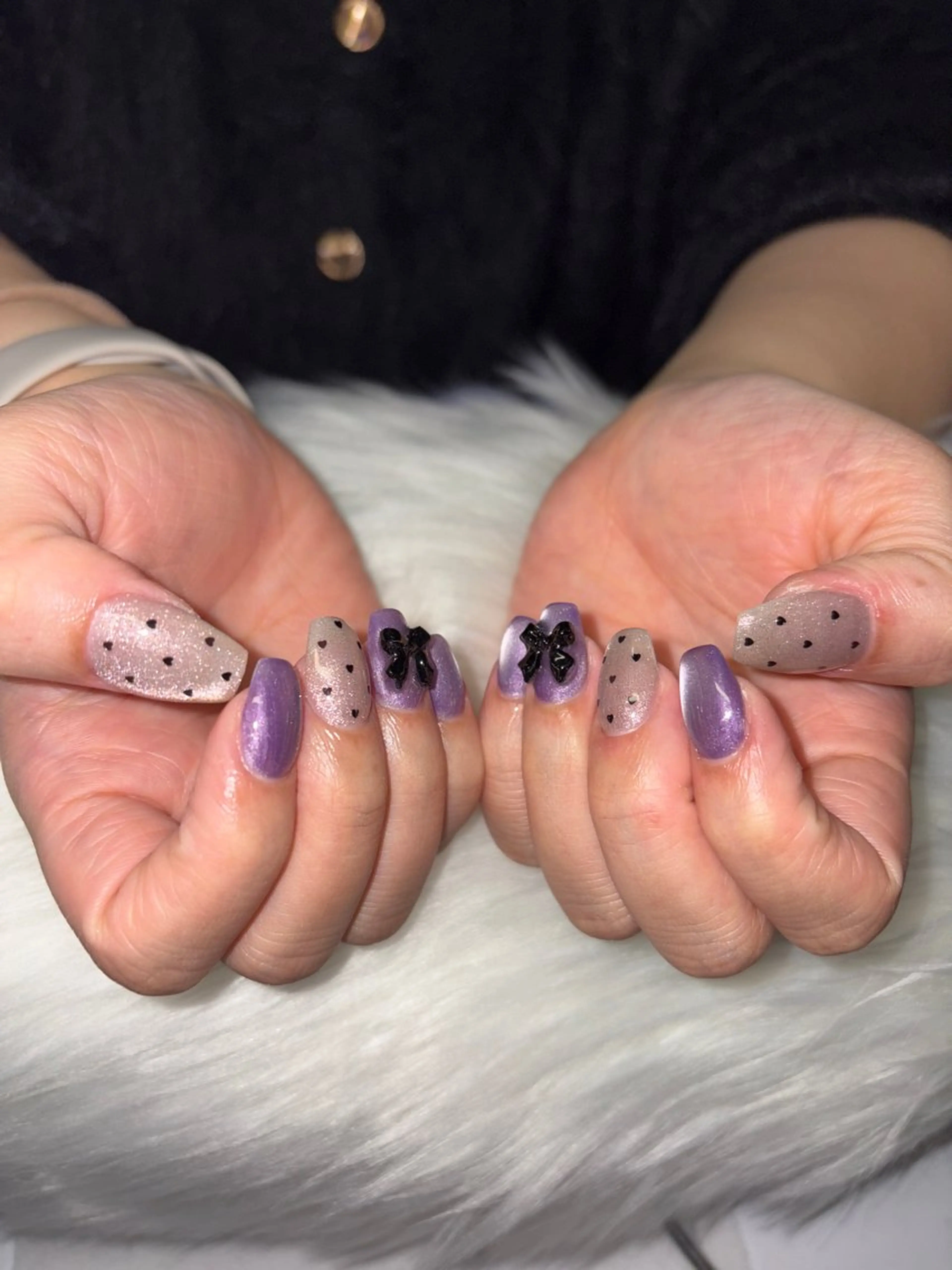 ネイル ジェルネイル パラジェル 春ネイル 冬ネイル クリスマス ハンドネイル Nails by Akariのネイルデザイン