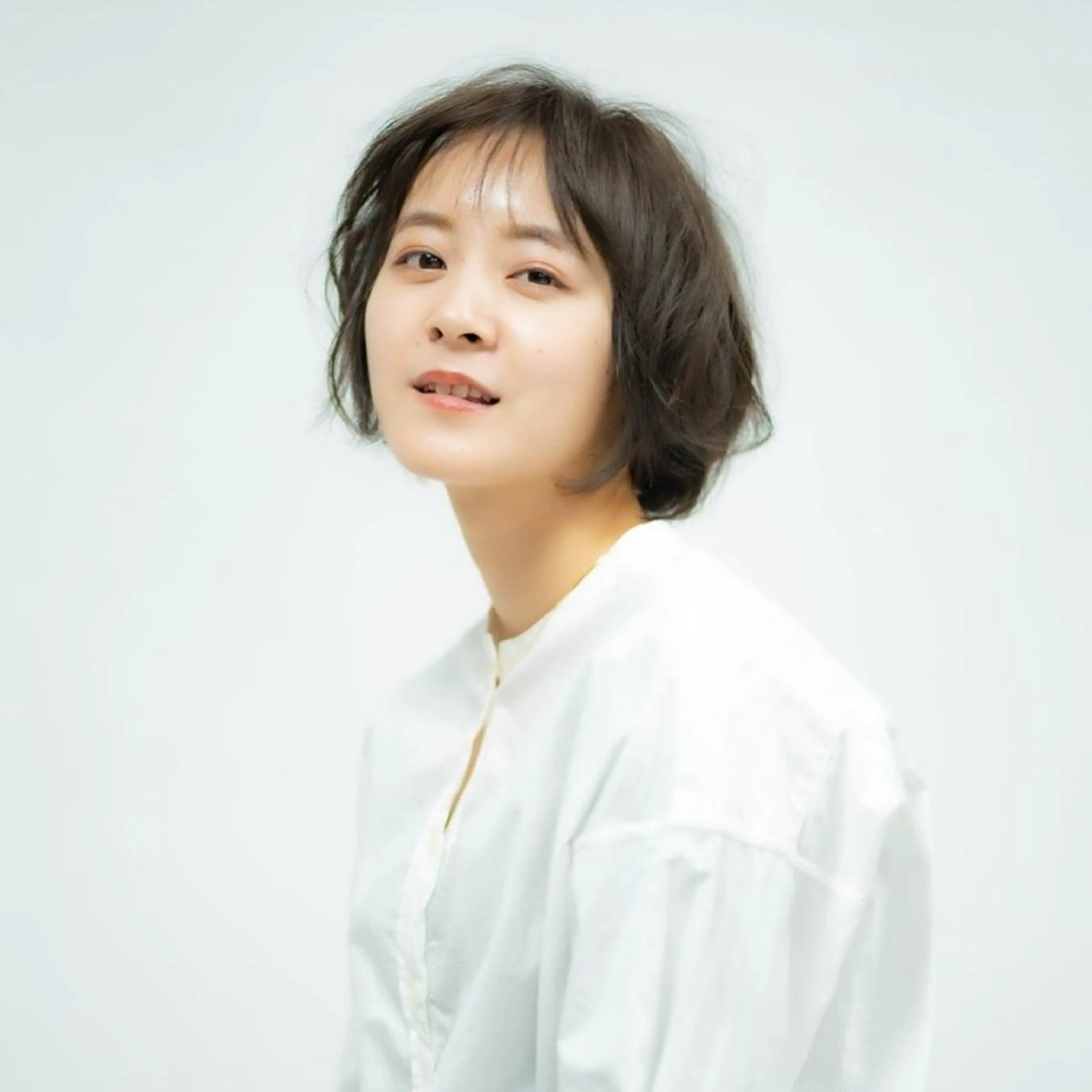 ショート パーマ ショートボブ ボブ ショートヘア 本場の韓国ヘア 🇰🇷チ・ヨンジュのヘアスタイル