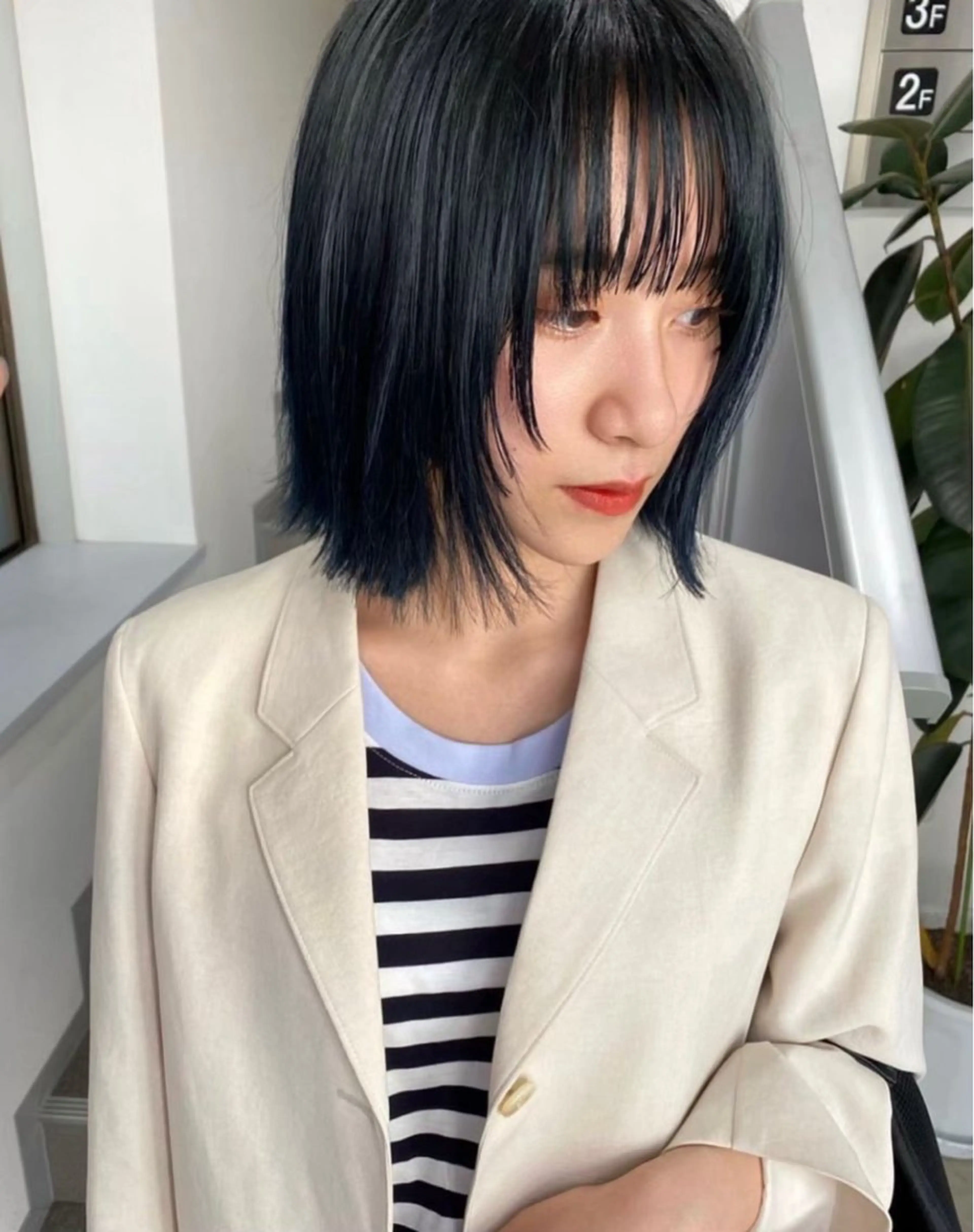 ショート 透明感color ˚✧₊amuのヘアスタイル