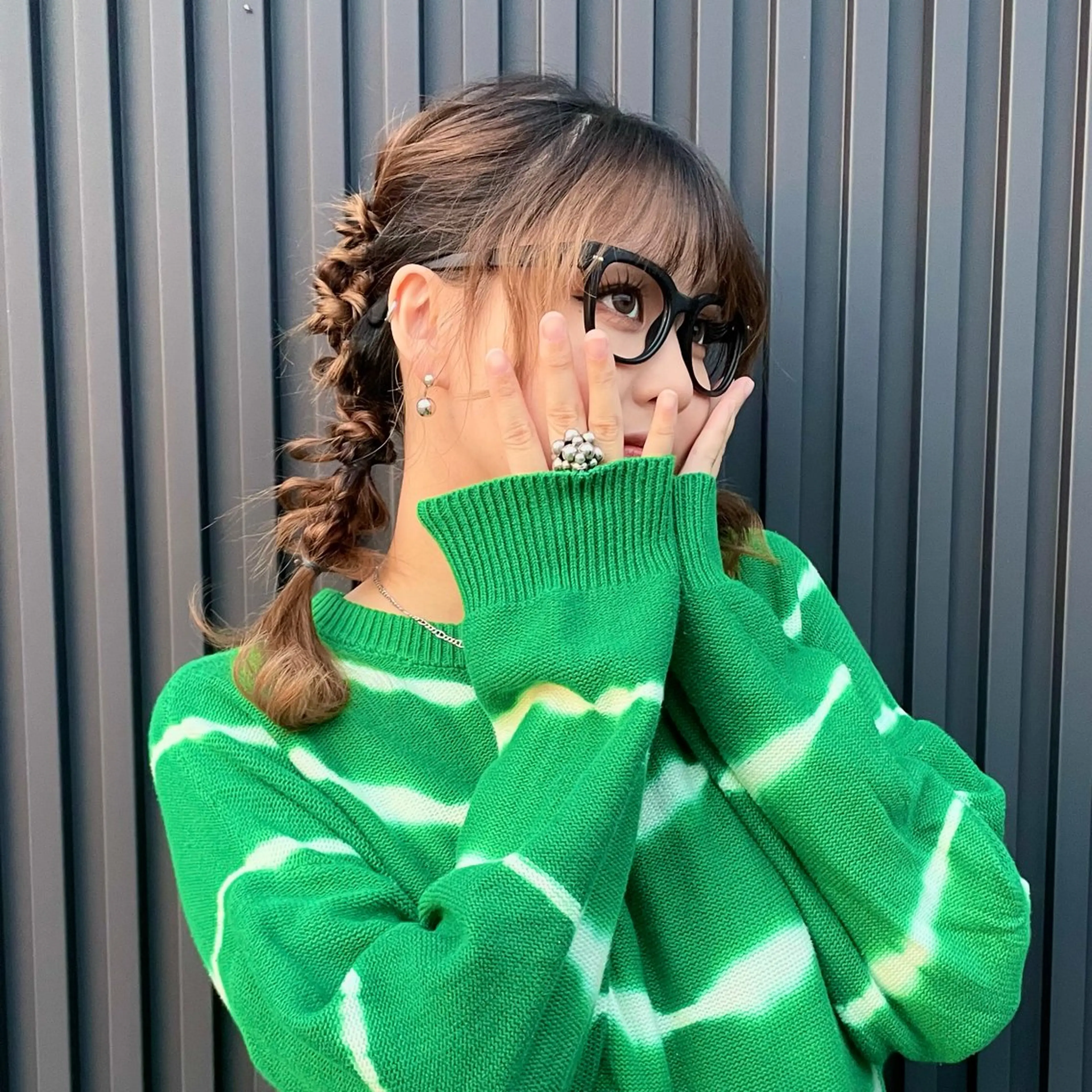 セミロング カラー souco/ moenoのヘアスタイル