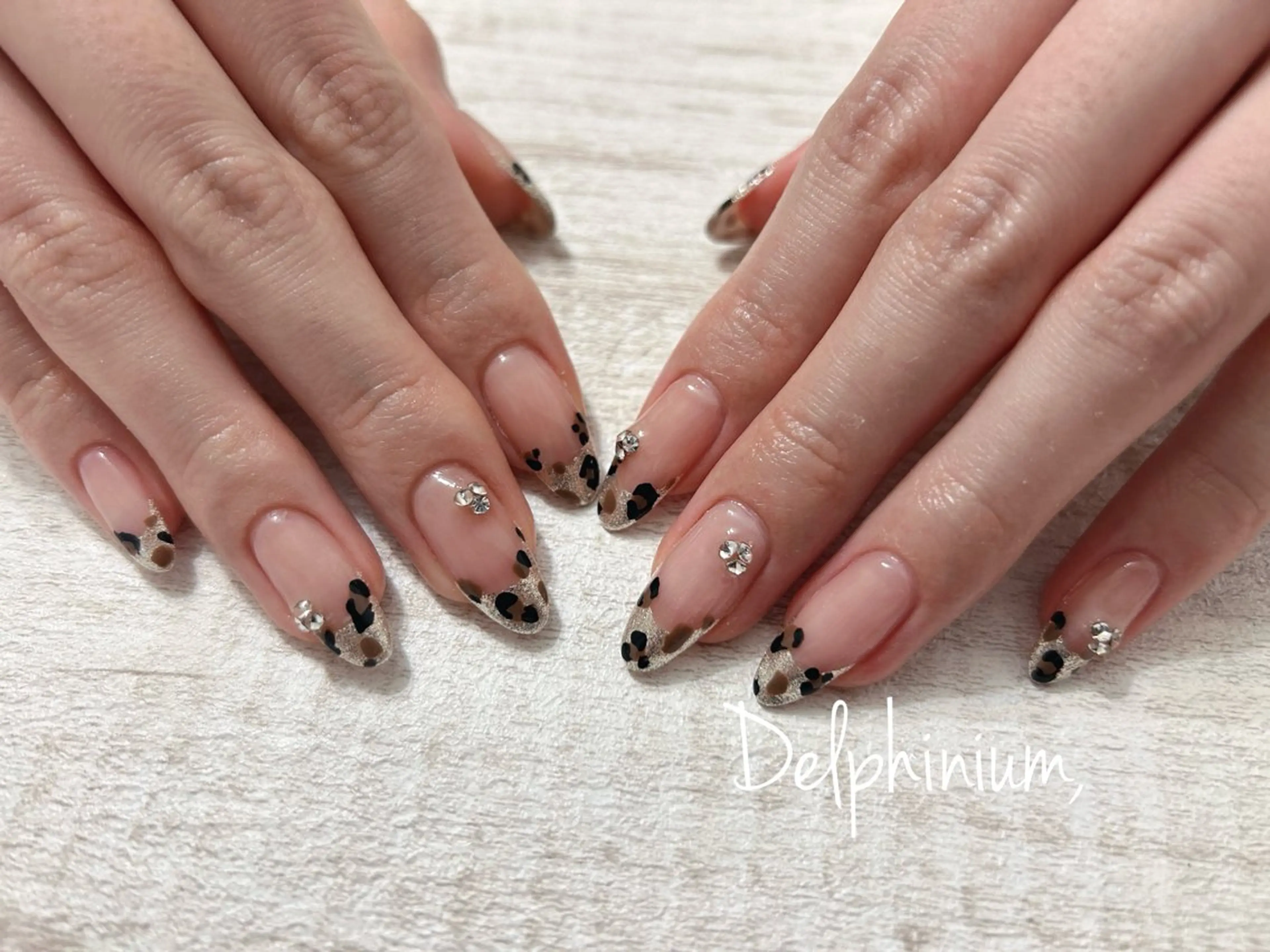 ネイル アートネイル ジェルネイル ラメ(グリッター) ミラーネイル 持ち込み ハンドネイル 岡本 友恵のネイルデザイン