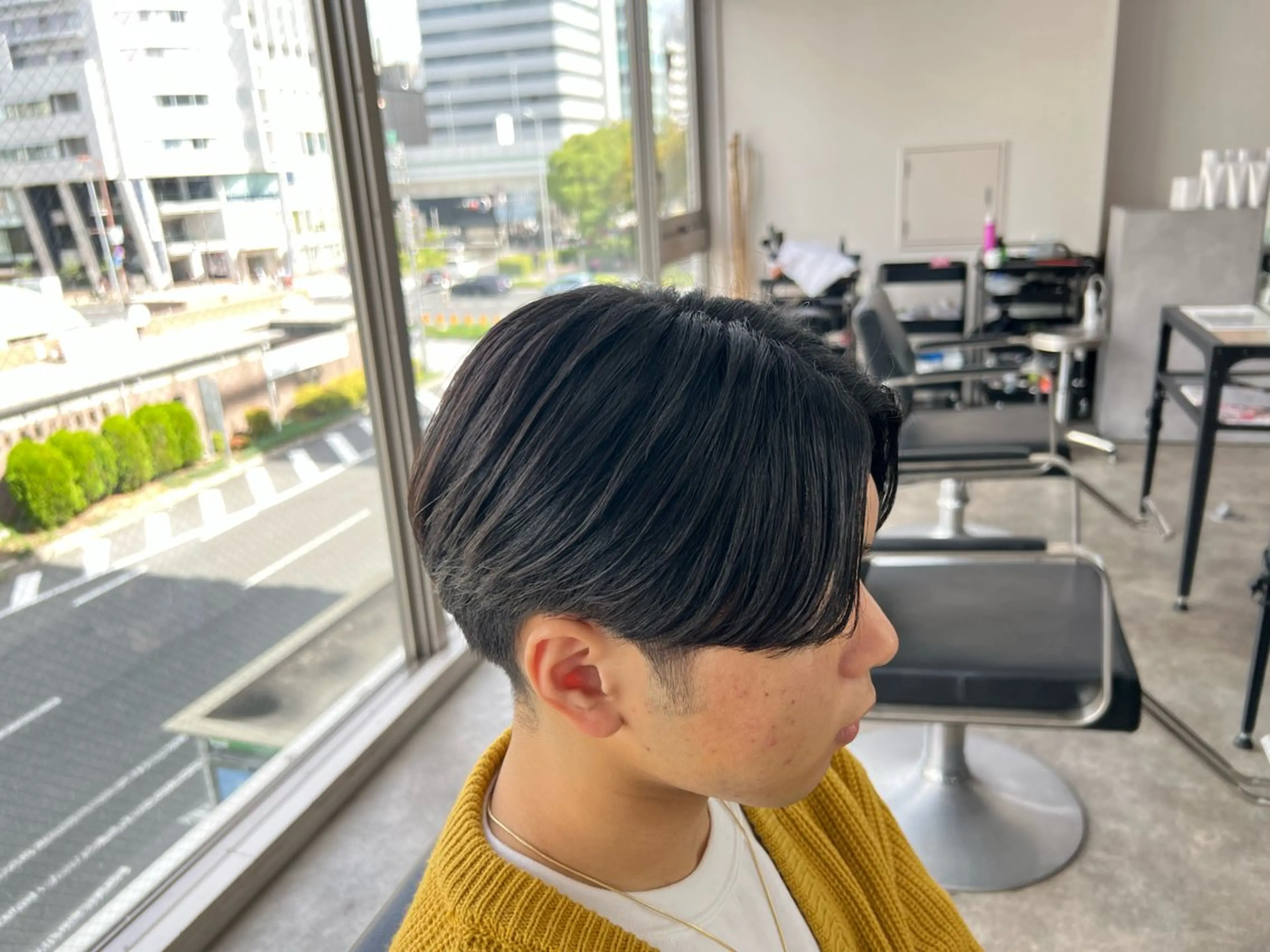 メンズ カルマパーマ メンズパーマ Noisyle 西本町所属・川端 さくのヘアスタイル