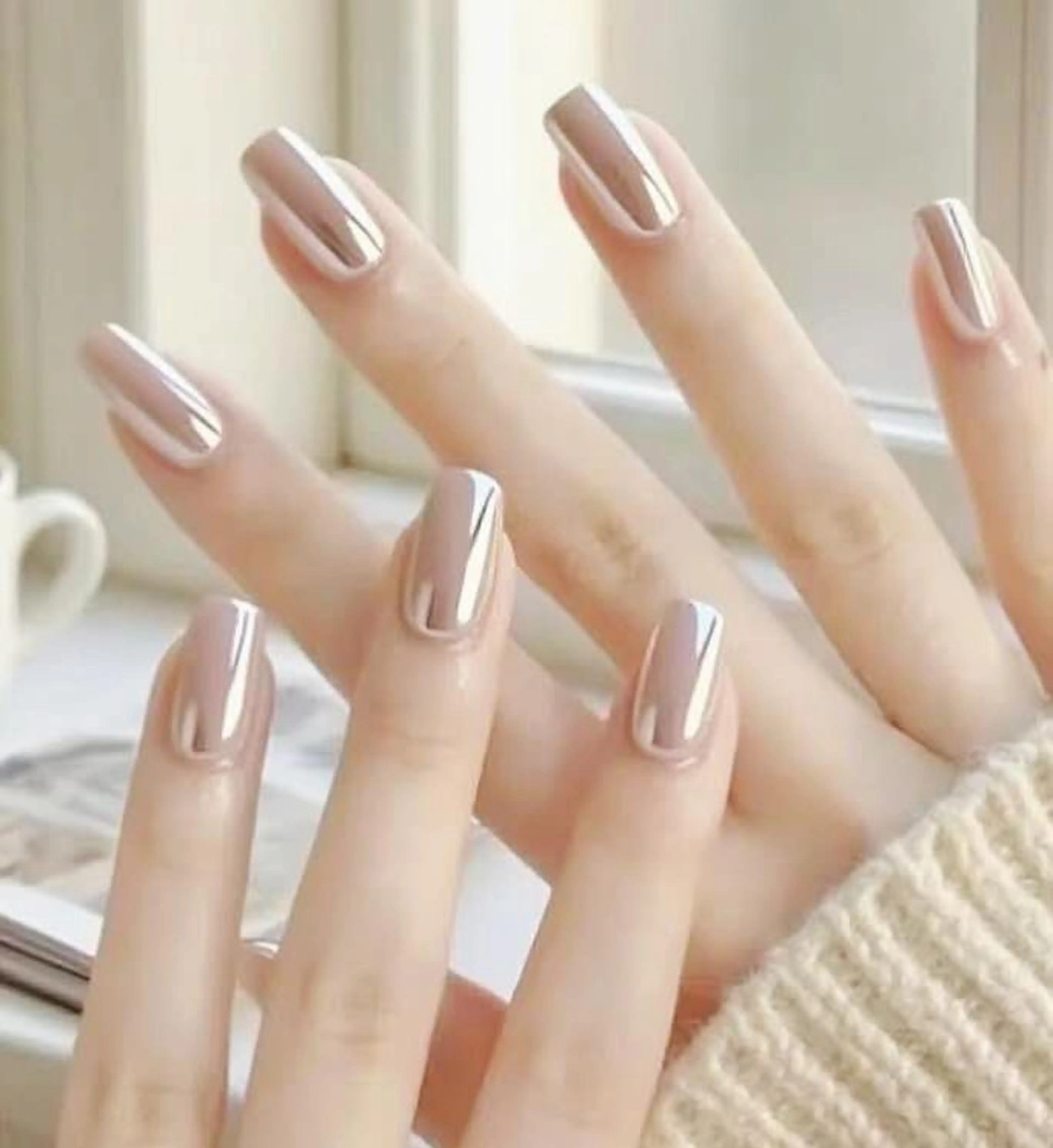 オーロラ/ミラー🌼2色まで🌼ジェルオフ込みの写真