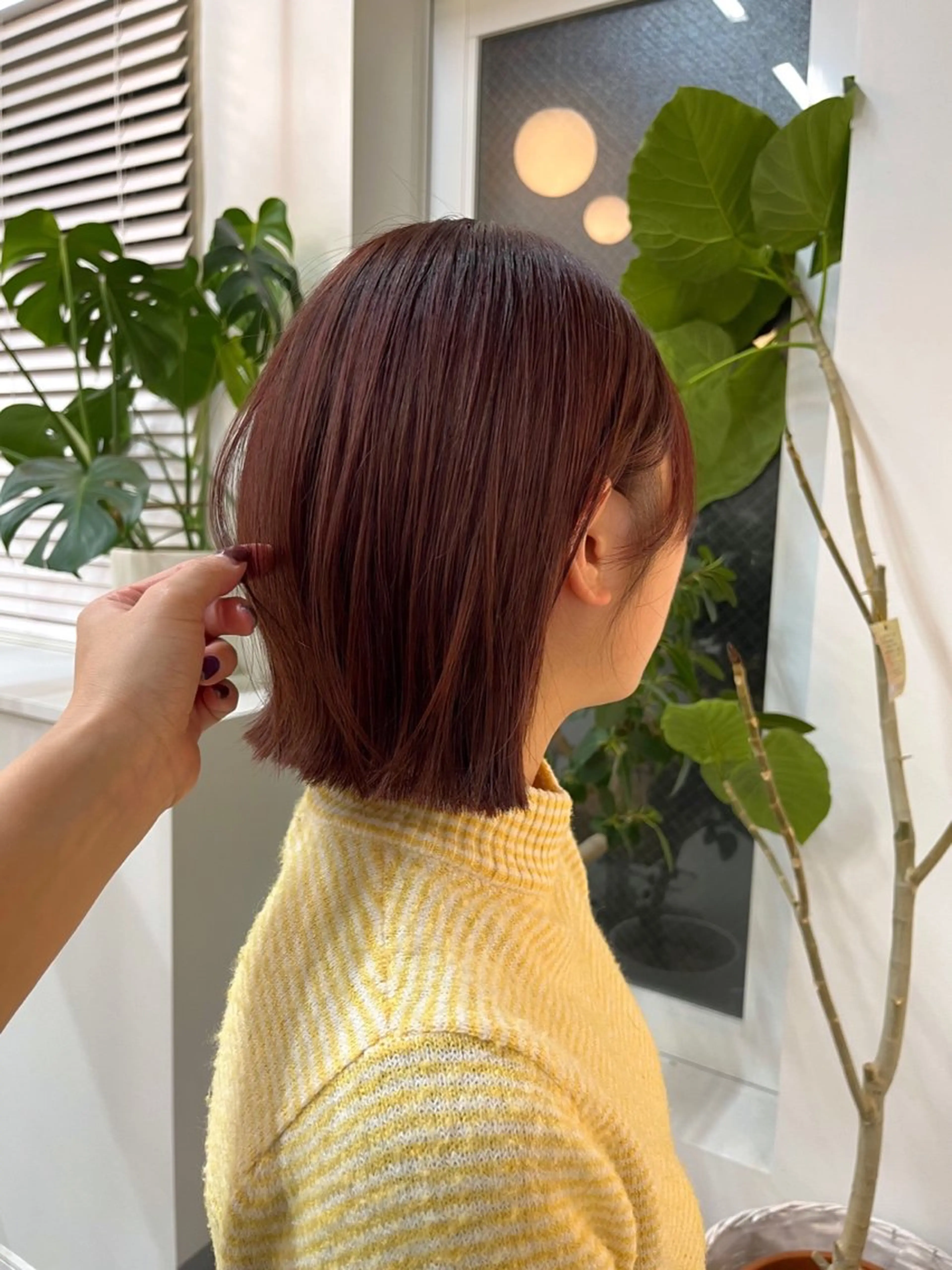 〖カット+N.カラー+3step内部補修トリートメント〗の写真