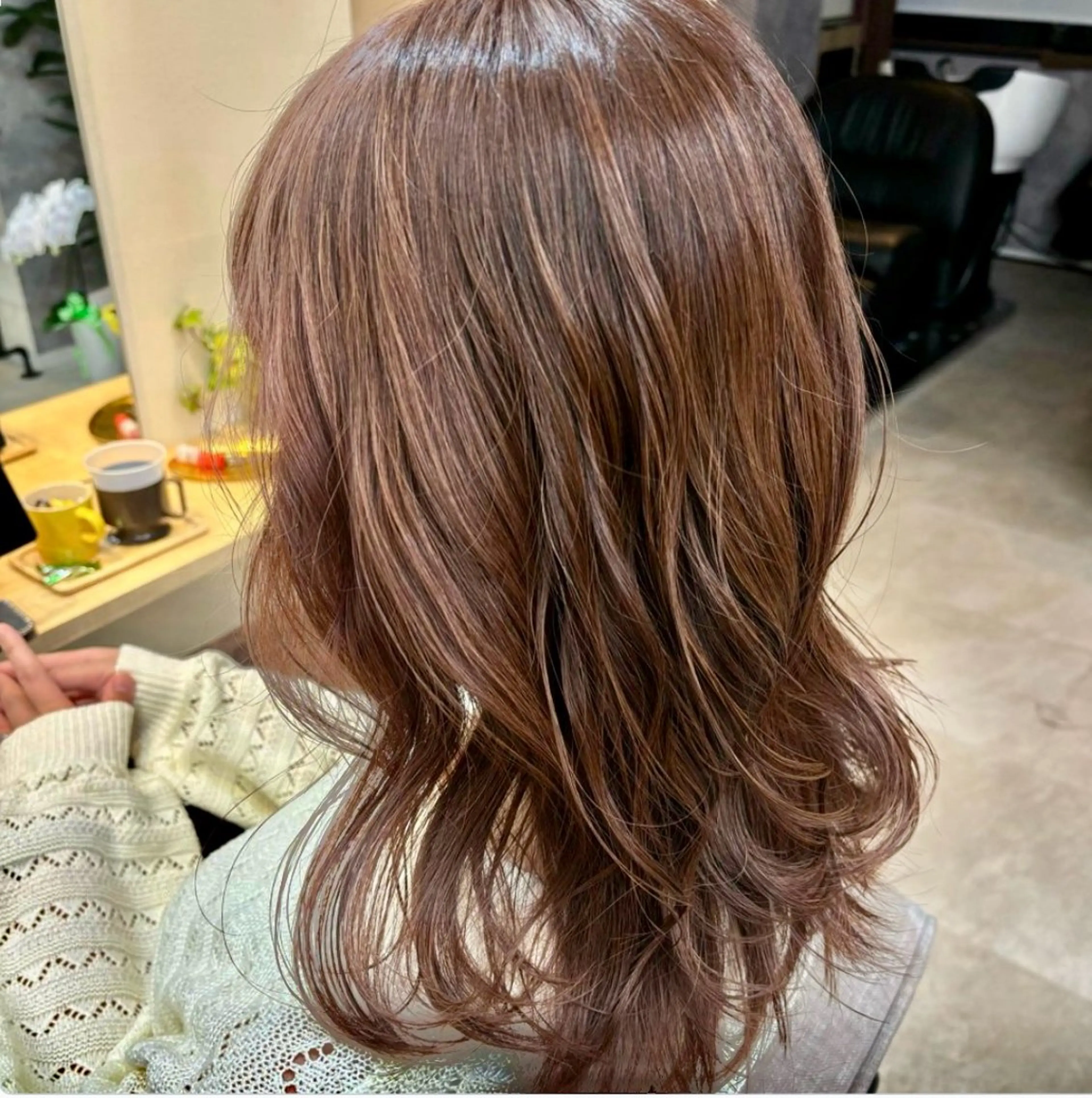 ミディアム カット ヘアカラー トリートメント 桜木町2分/くびれ /ボブ/ナチュラルのヘアスタイル