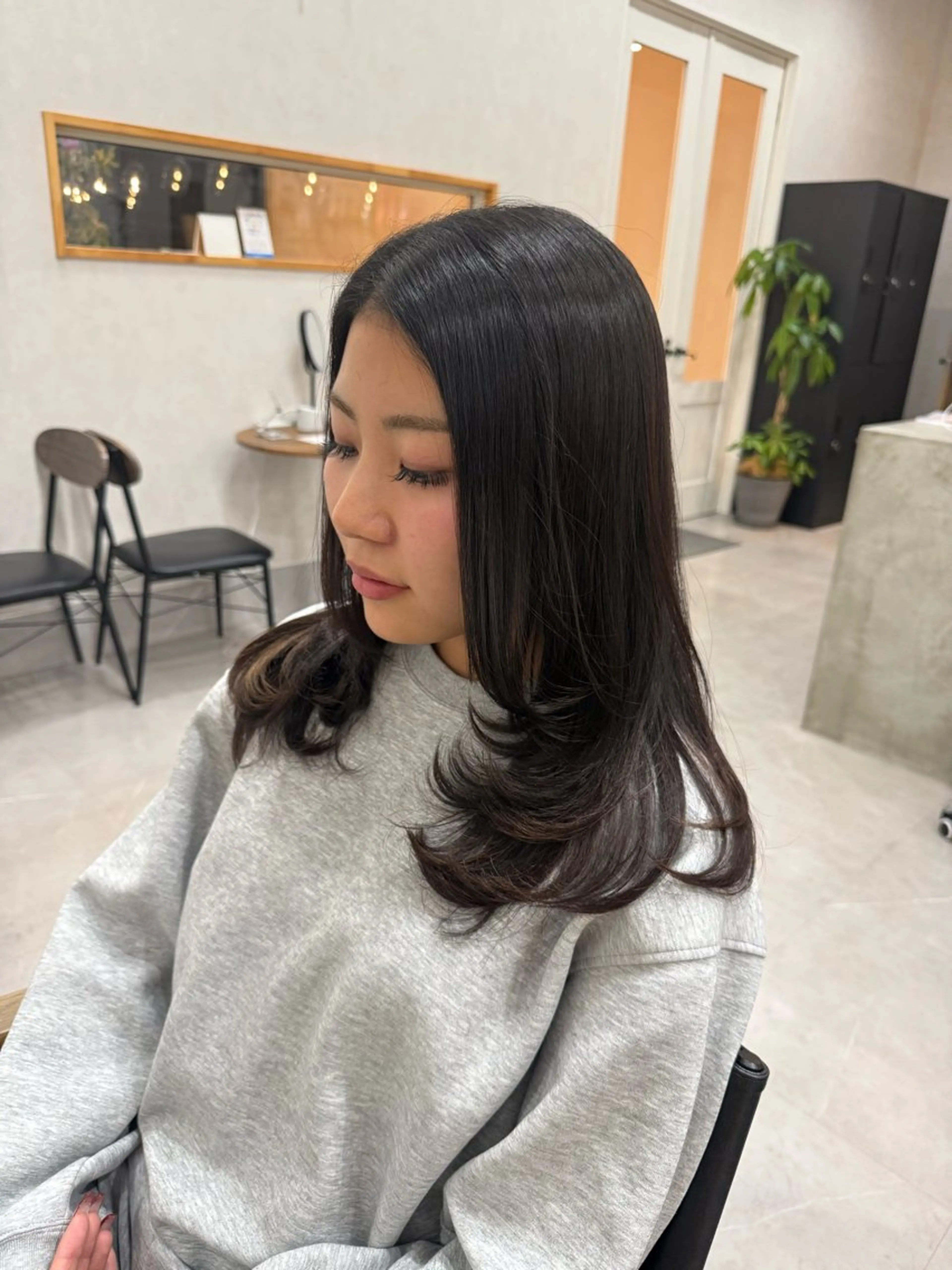 ロング レイヤーカット stark🌱片倉 みうのヘアスタイル