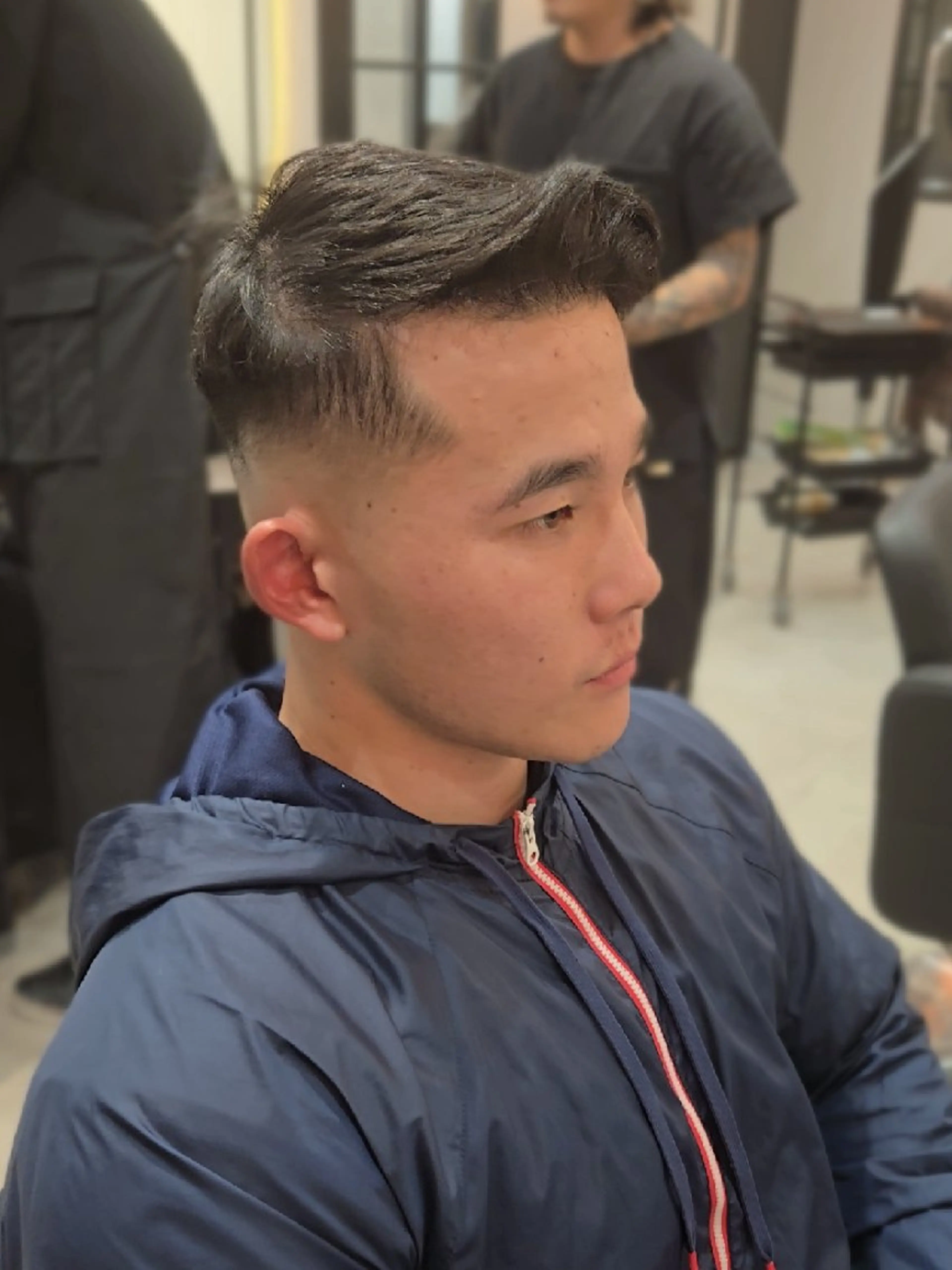 メンズ ショート フェードカット カット ヘアセット Lapis 名古屋駅前店所属・LEN名古屋/パーマ 海外ヘア/メンズ特化のヘアスタイル