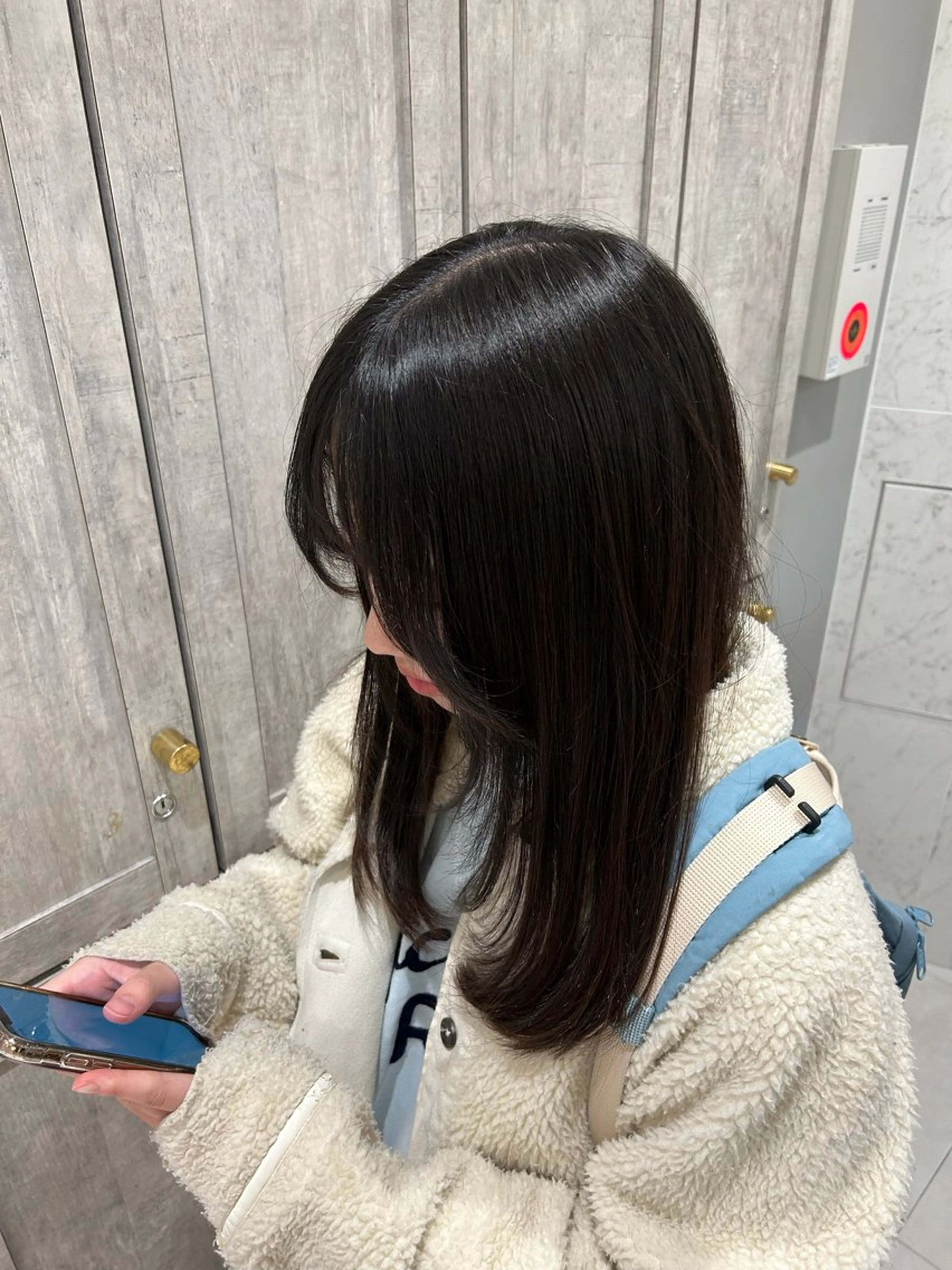 ロング 顔まわりレイヤー 顔周りカット レイヤーカット ✧HINA✧ 韓国風/レイヤーのヘアスタイル