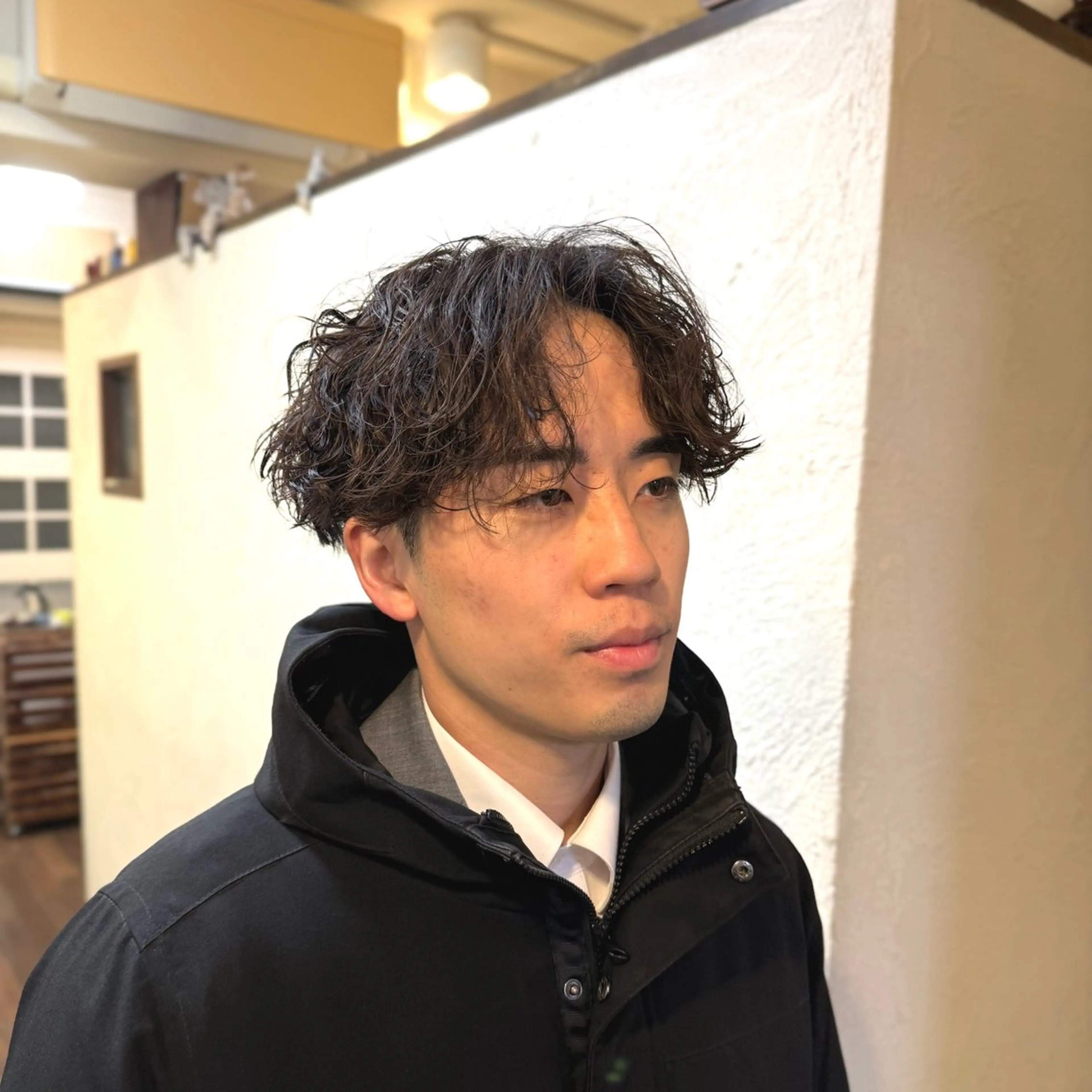 ショート パーマ メンズ メンズ/スパイキー ショート/isseyのヘアスタイル