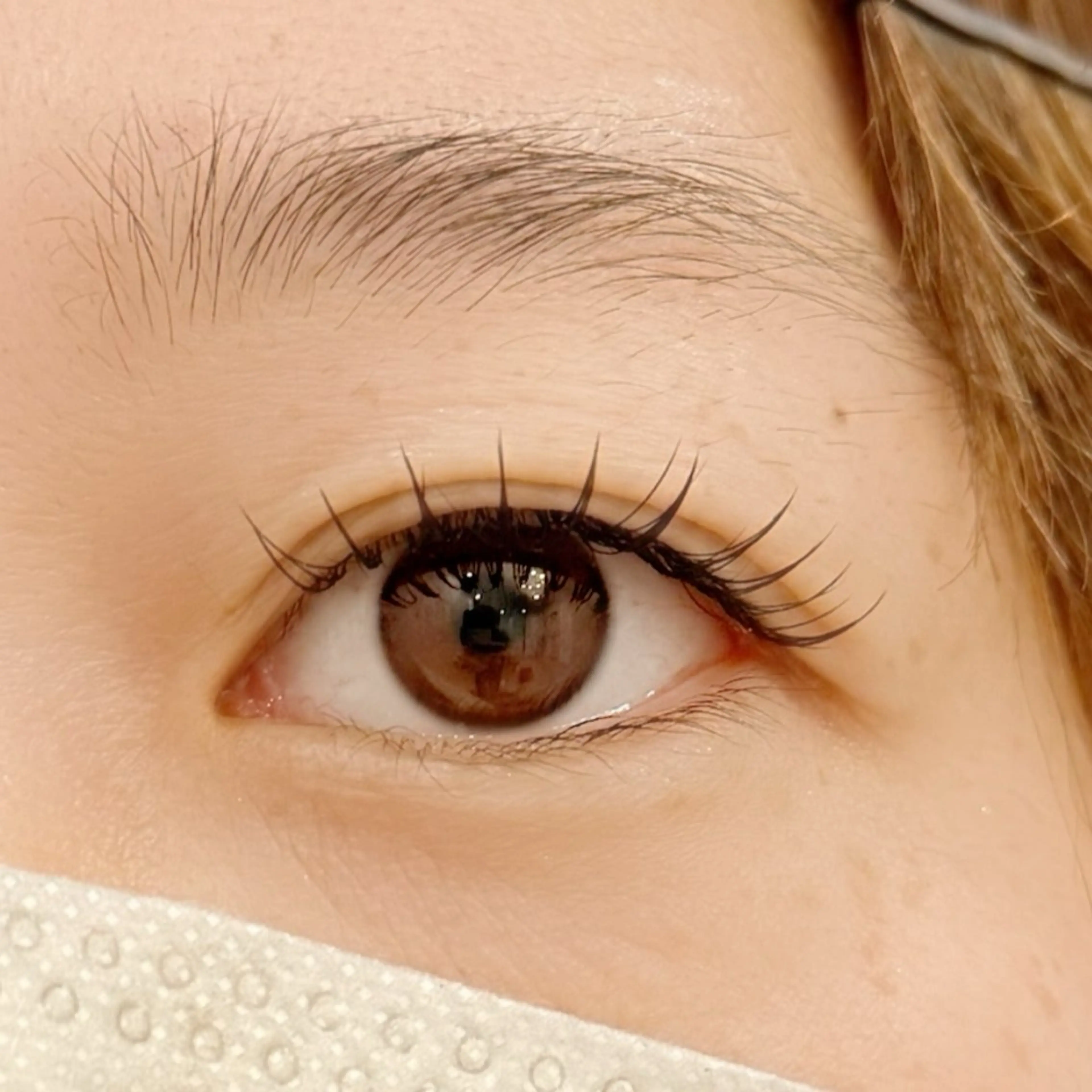 マツエク練習モデルの写真