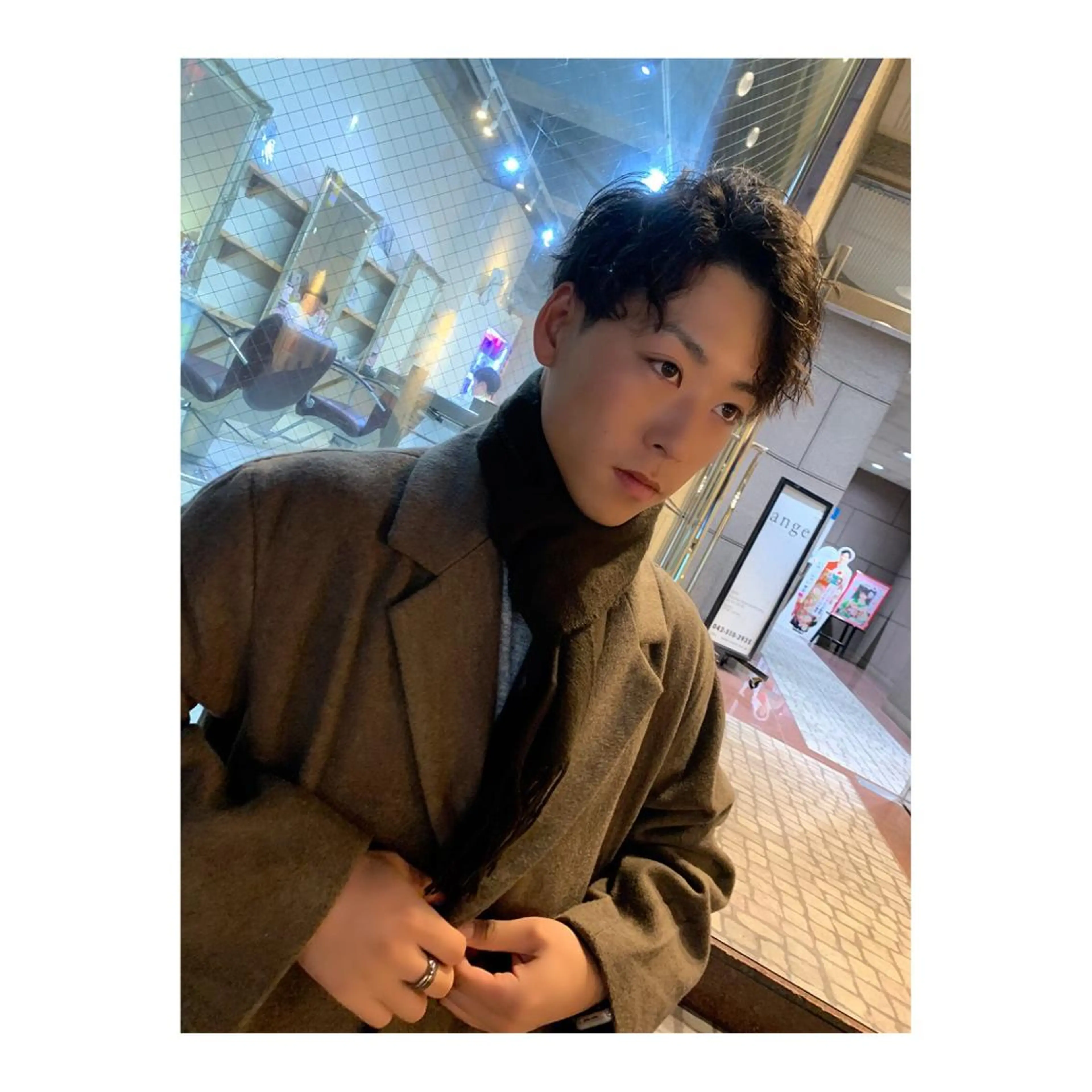 ショート パーマ メンズ ange☞ soutaのヘアスタイル