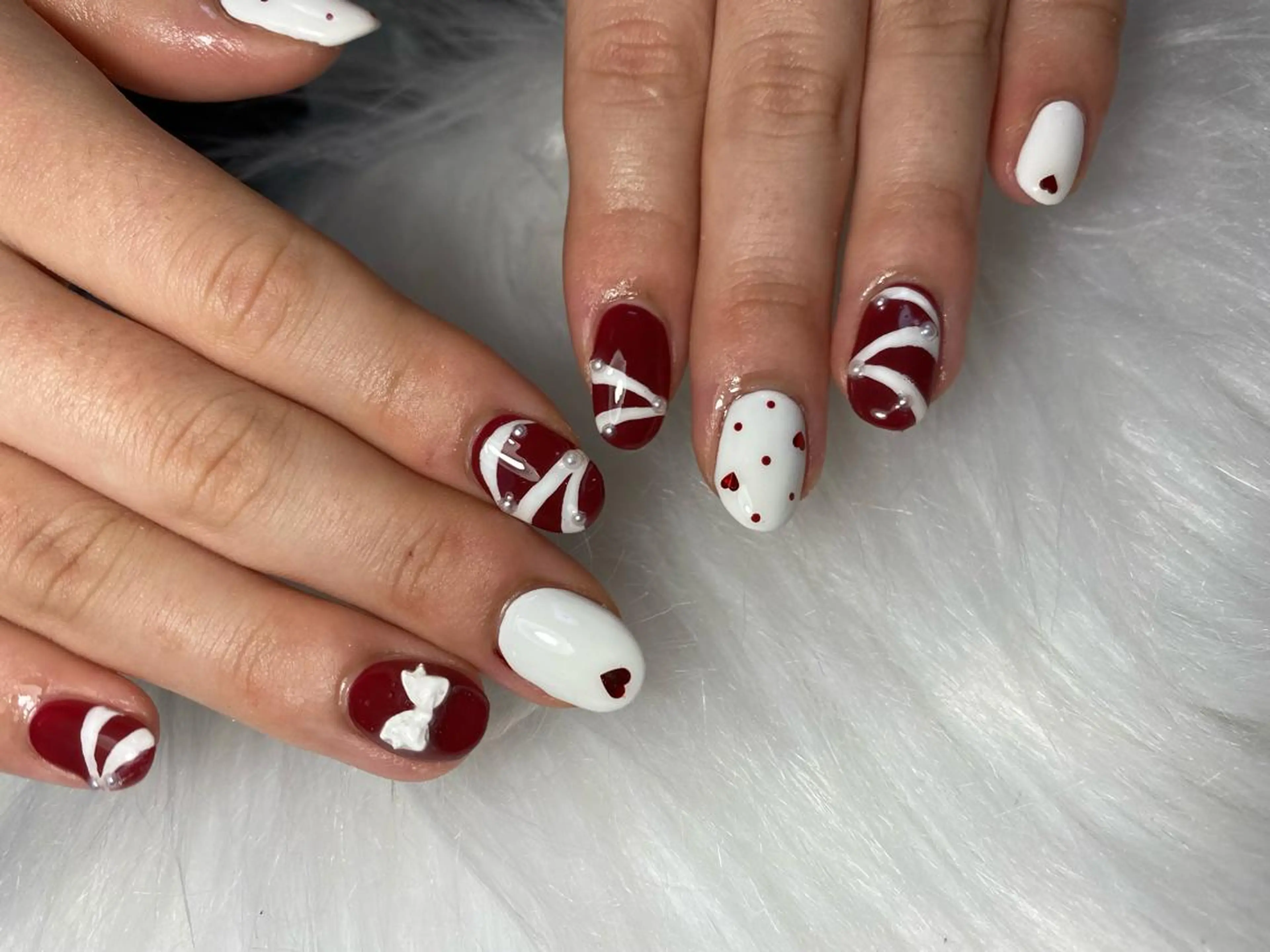 ネイル ハンドネイル Mana‪ ‪·͜· ❤︎‬のネイルデザイン