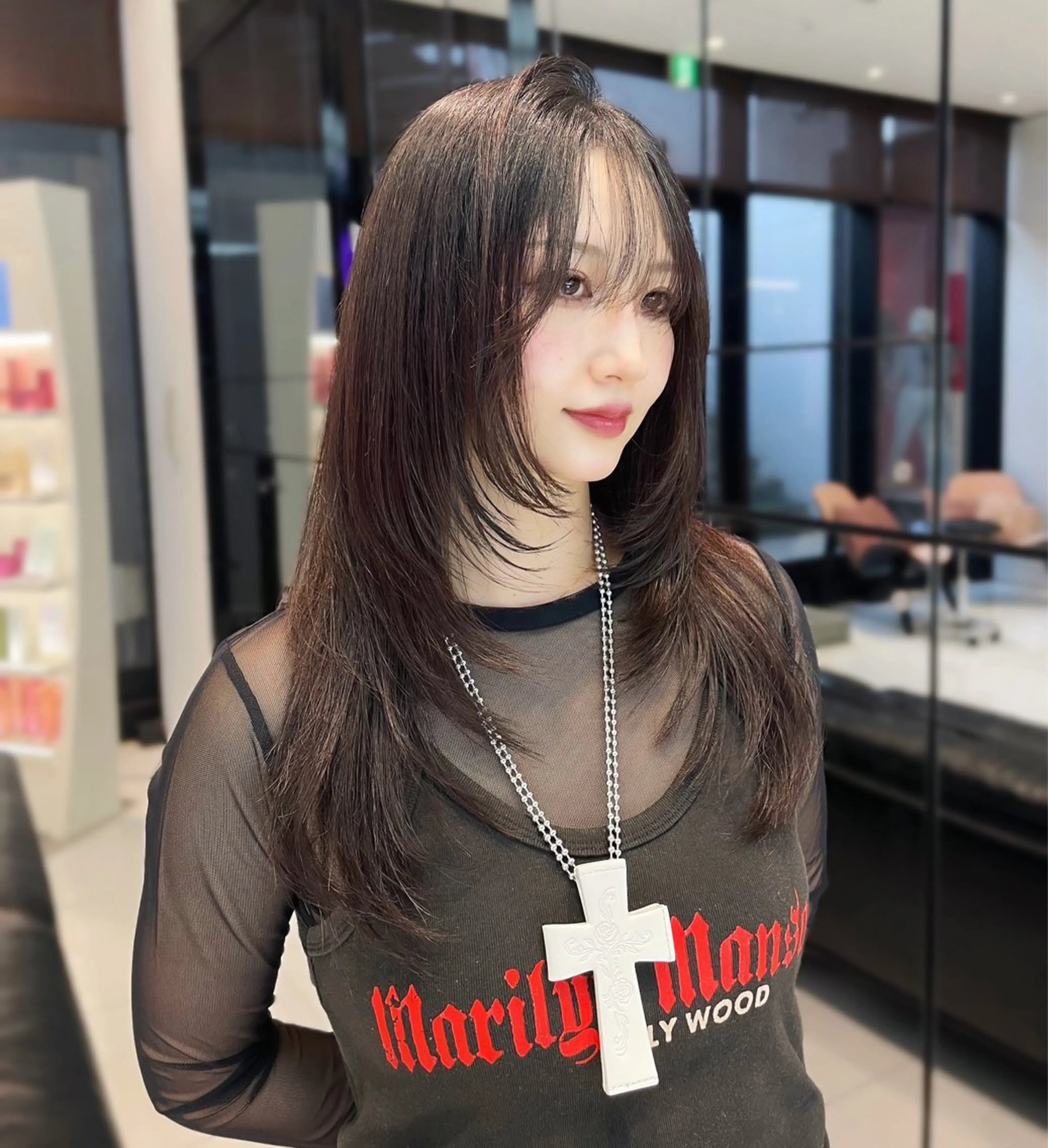 ロング レイヤーカット keen 吉祥寺所属・【韓国❤️海外ヘア】 AYAKAのヘアスタイル