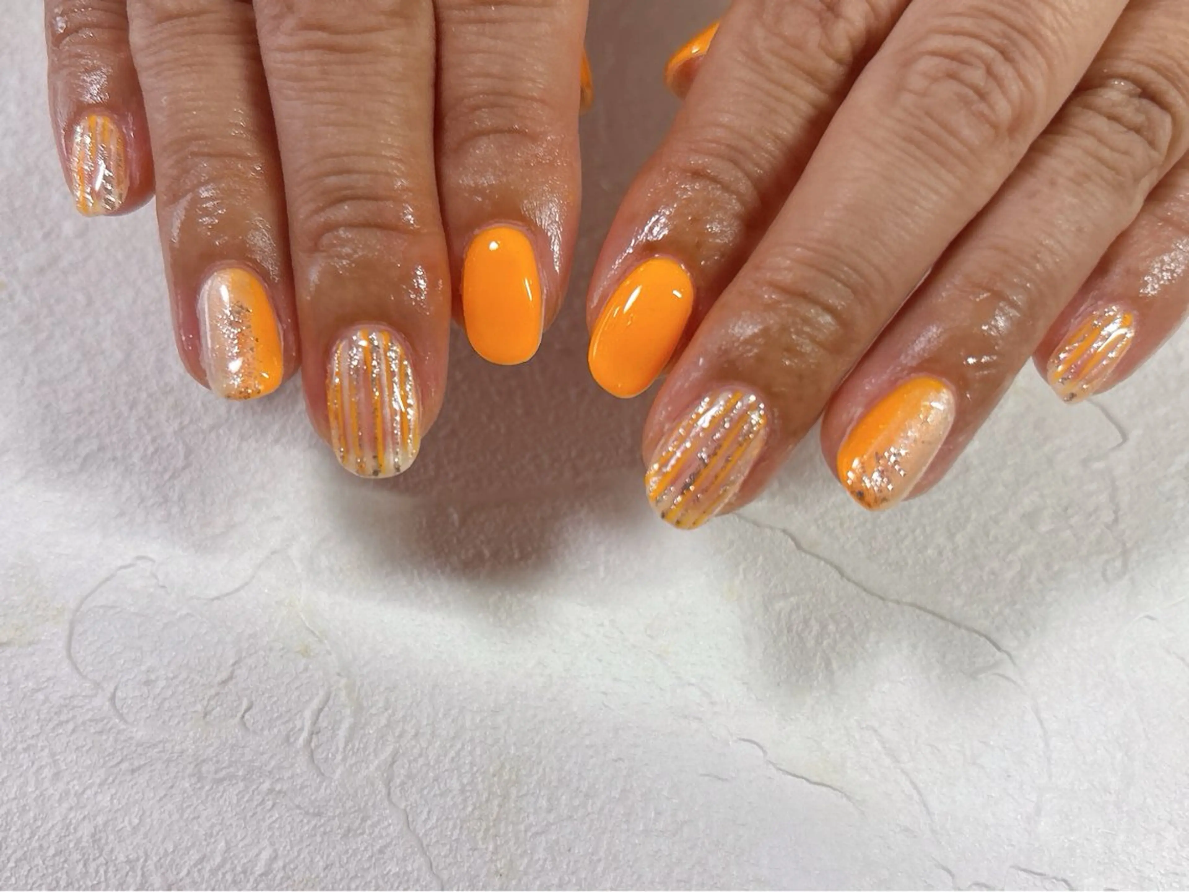 ネイル オーロラネイル フットネイル フレンチネイル ジェルネイル グラデーション kiki nail &brow二子玉川の眉毛・アイブロウイメージ