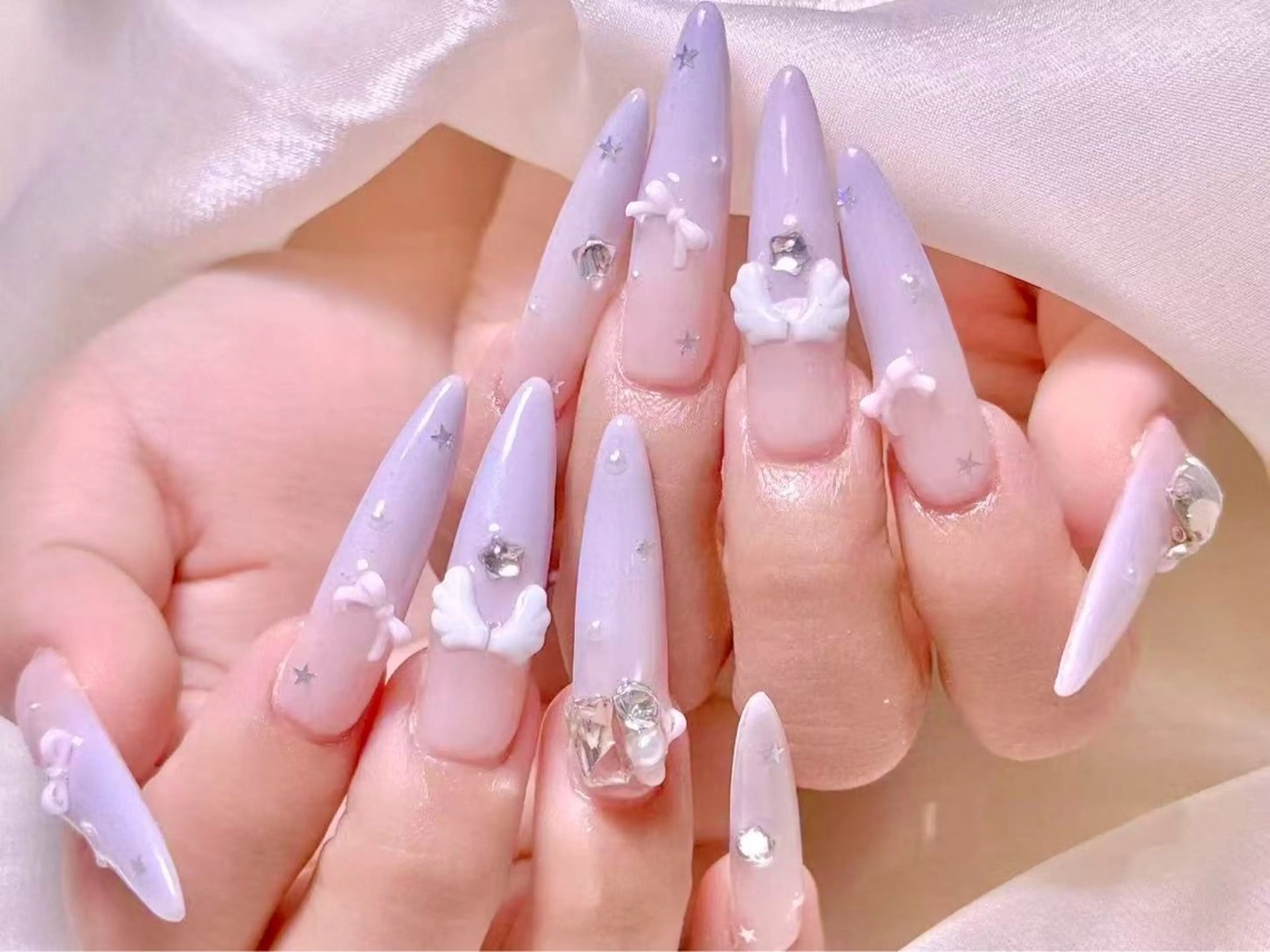 ネイル ハンドネイル 長さだし専門店 M2 rikaのネイルデザイン