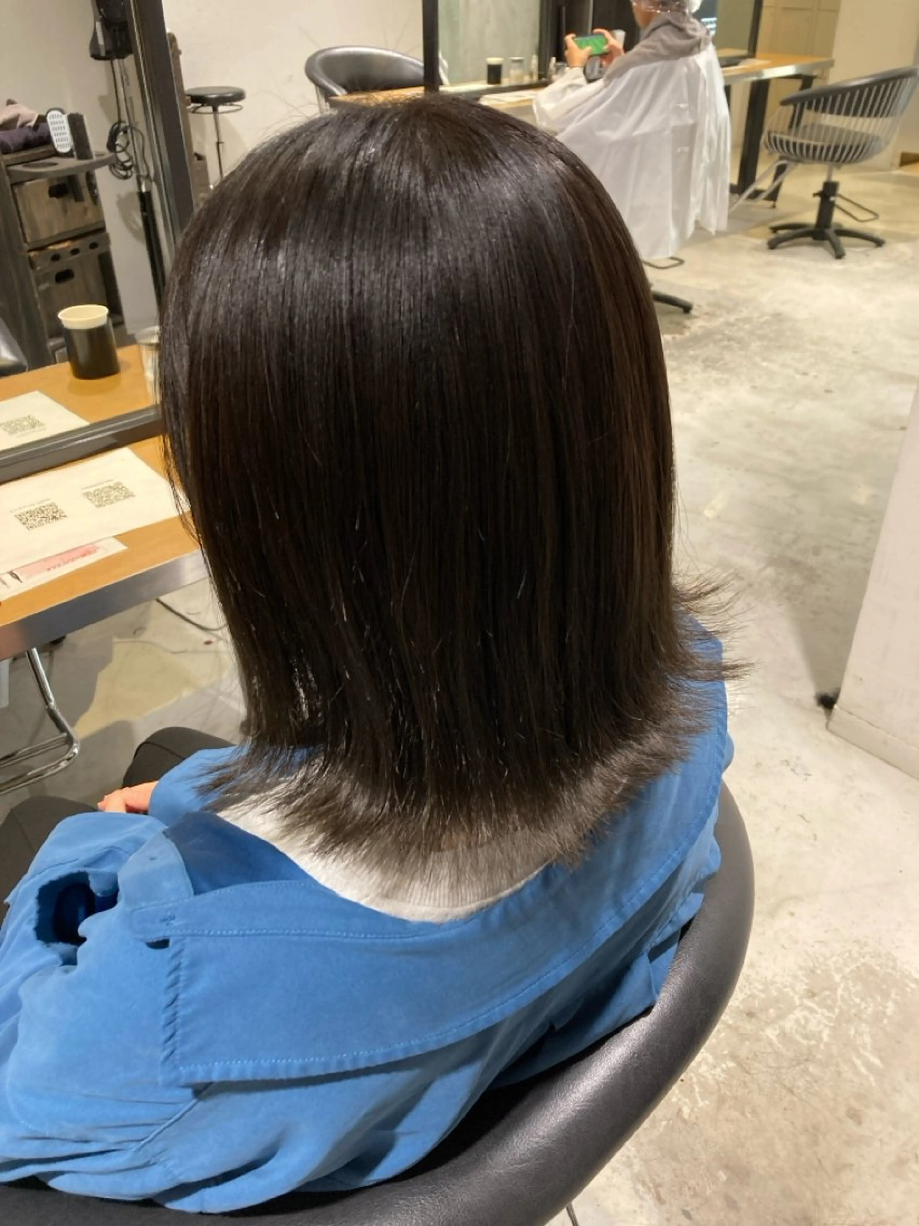 ショート カラー アッシュ アッシュグレー アッシュグレージュ グレージュ ボブ 伊藤 裕太郎のヘアスタイル