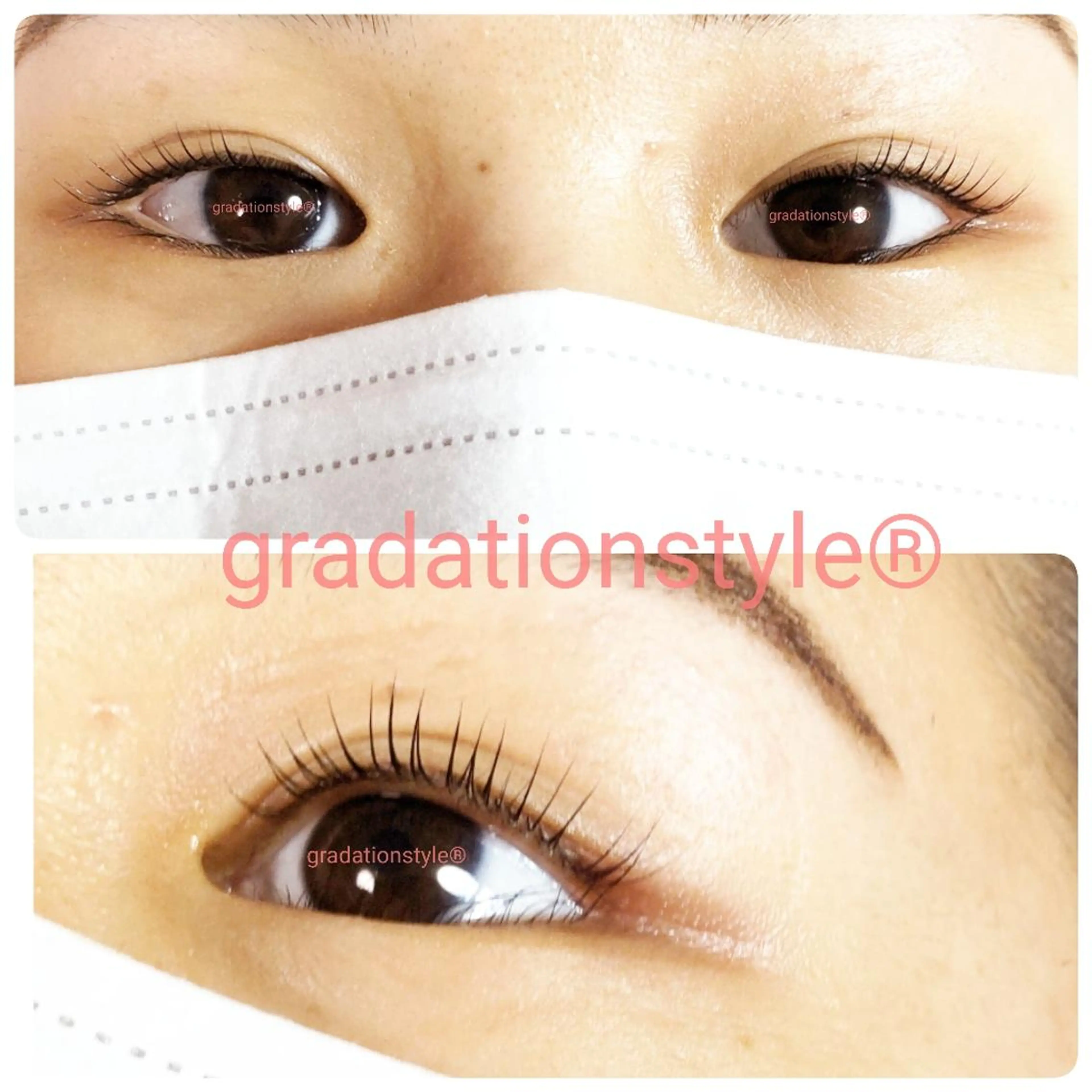 マツエク・マツパ アイブロウ 🎼グラデーション スタイル札幌♫*⁠✧のマツエク・マツパデザイン