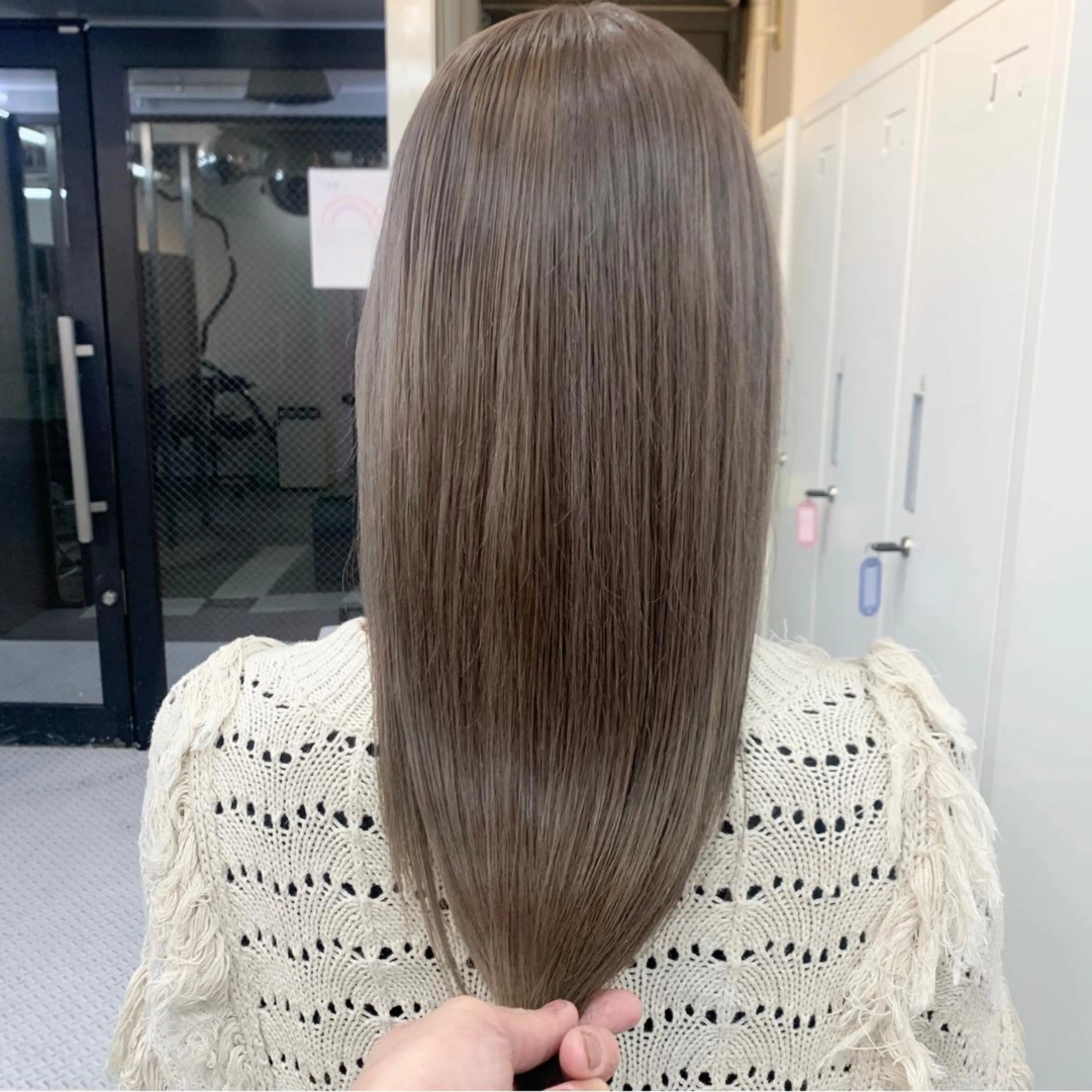 ロング カラー ヘアアレンジ ハイトーン/美髪矯正 🍃大江拓実のヘアスタイル