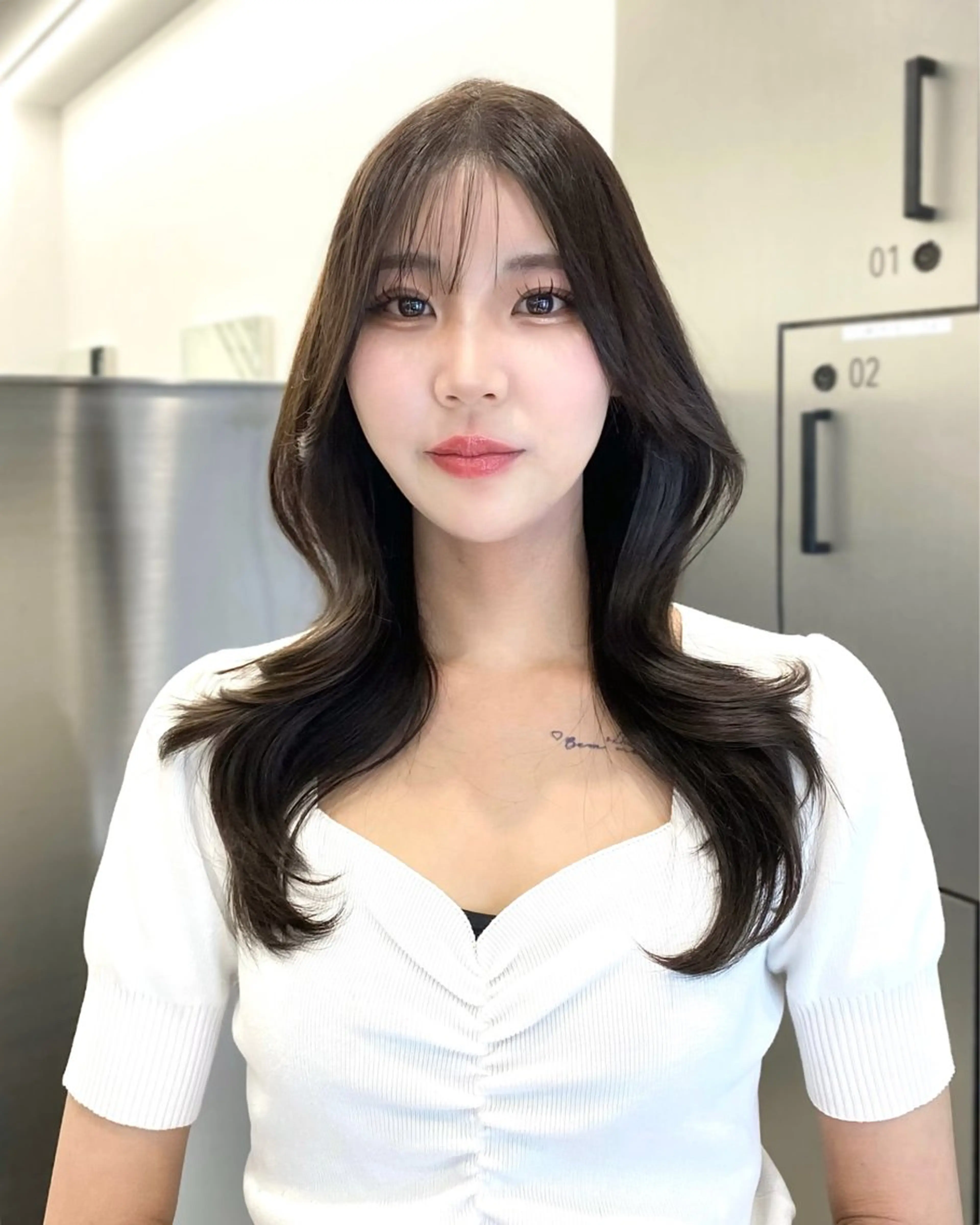 ロング 京都レイヤーカット うえひのヘアスタイル