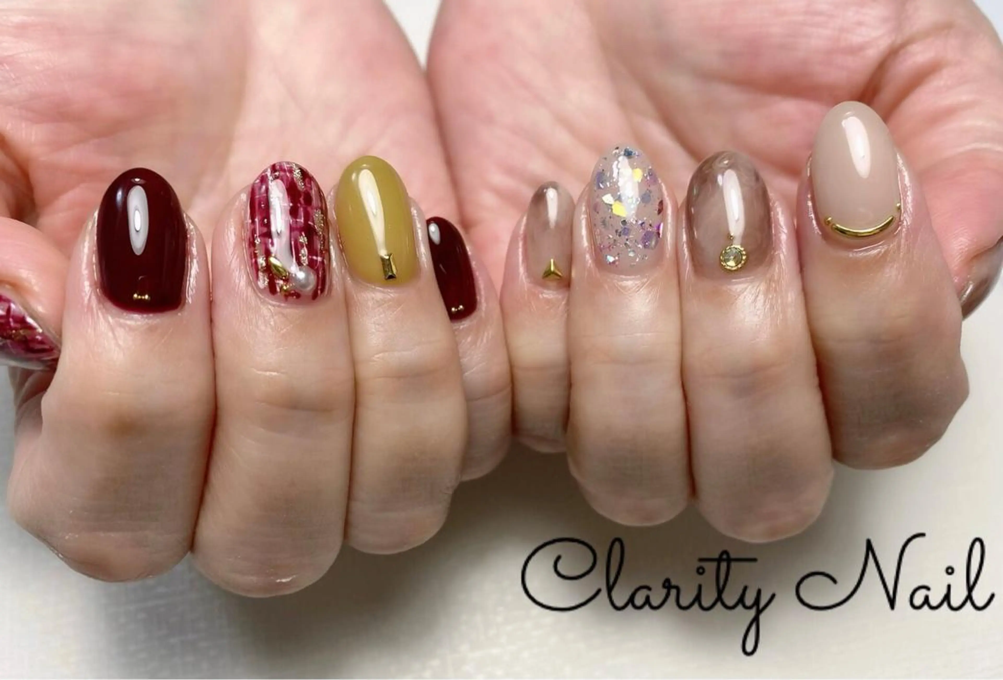 ネイル 持ち込み ハンドネイル Clarity Nailのネイルデザイン