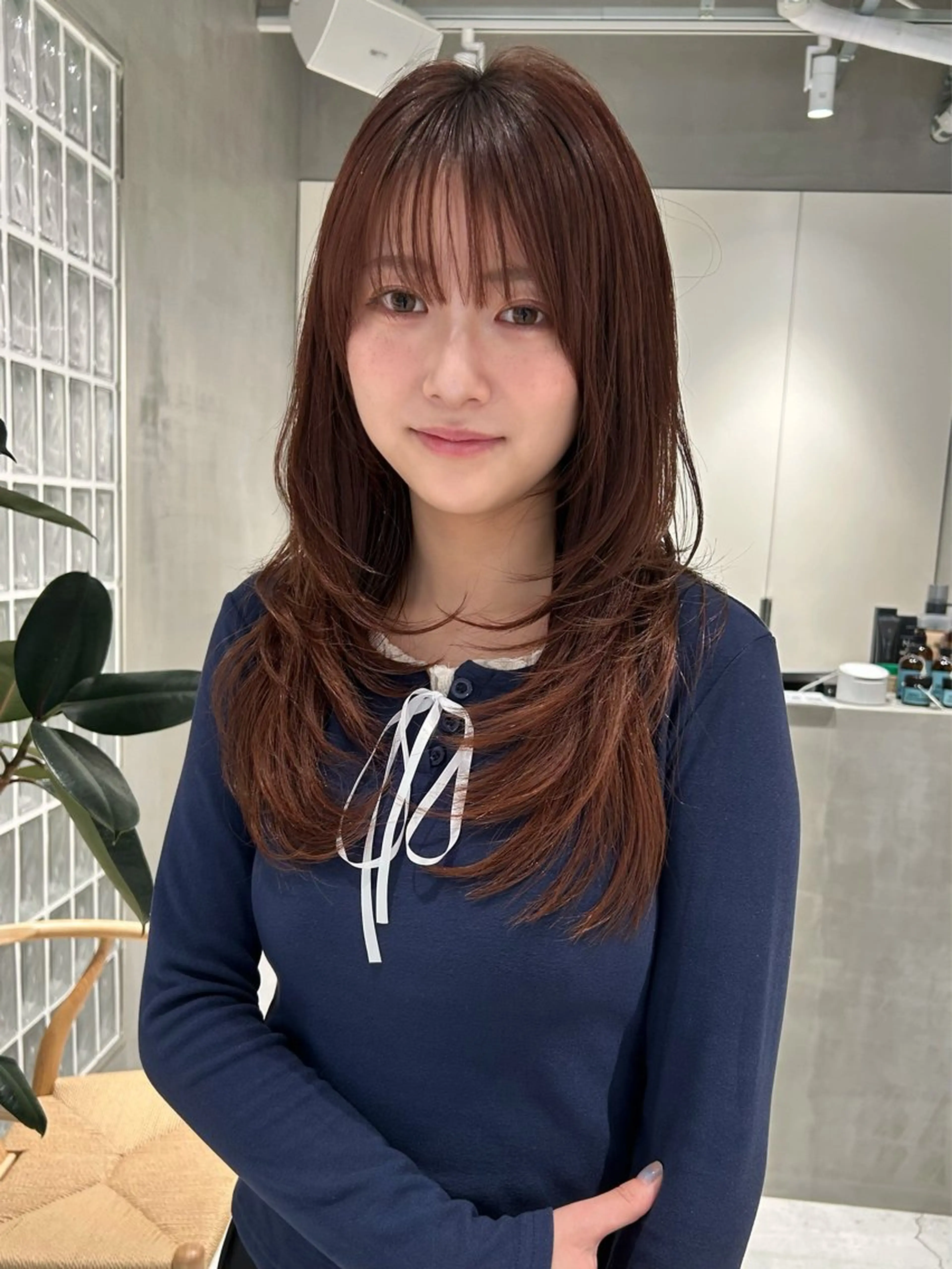 ロング カラー ヘアカラー トリートメント techné所属・ショウタ/レイヤーカ ット/透明感カラーのヘアスタイル