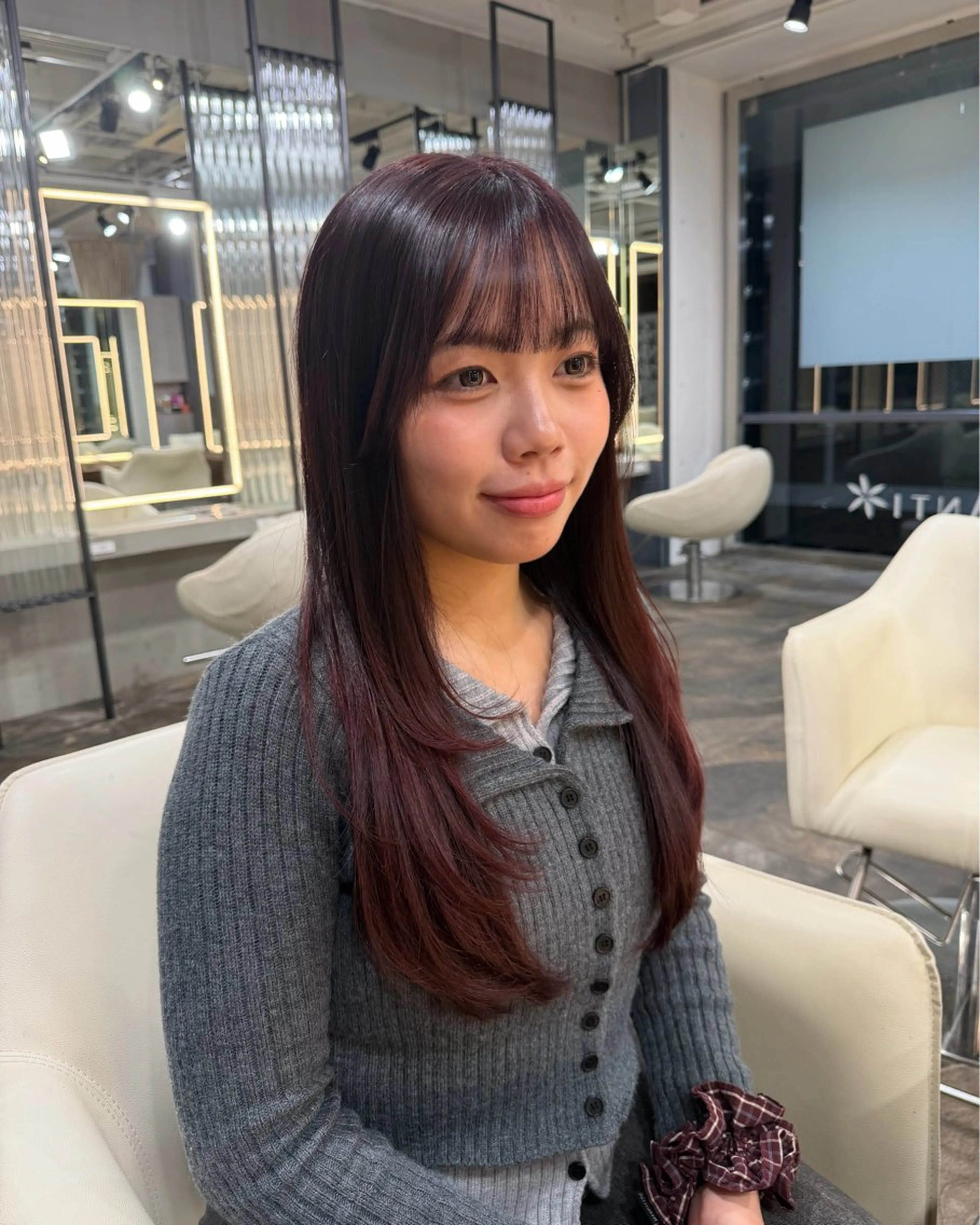 レイヤーカットの写真